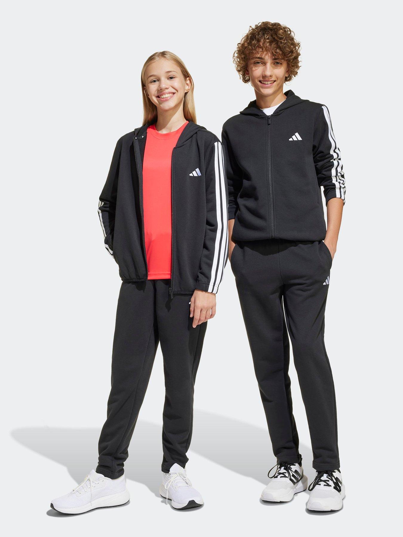 adidas Sportswear Junior Unisex Essentials Tracksuit - Black
