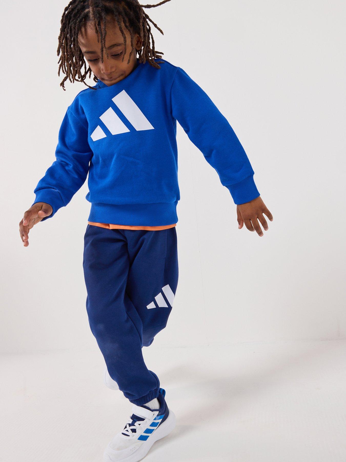 adidas Sportswear: Kids Unisex Essentials Jogger Set - Blue