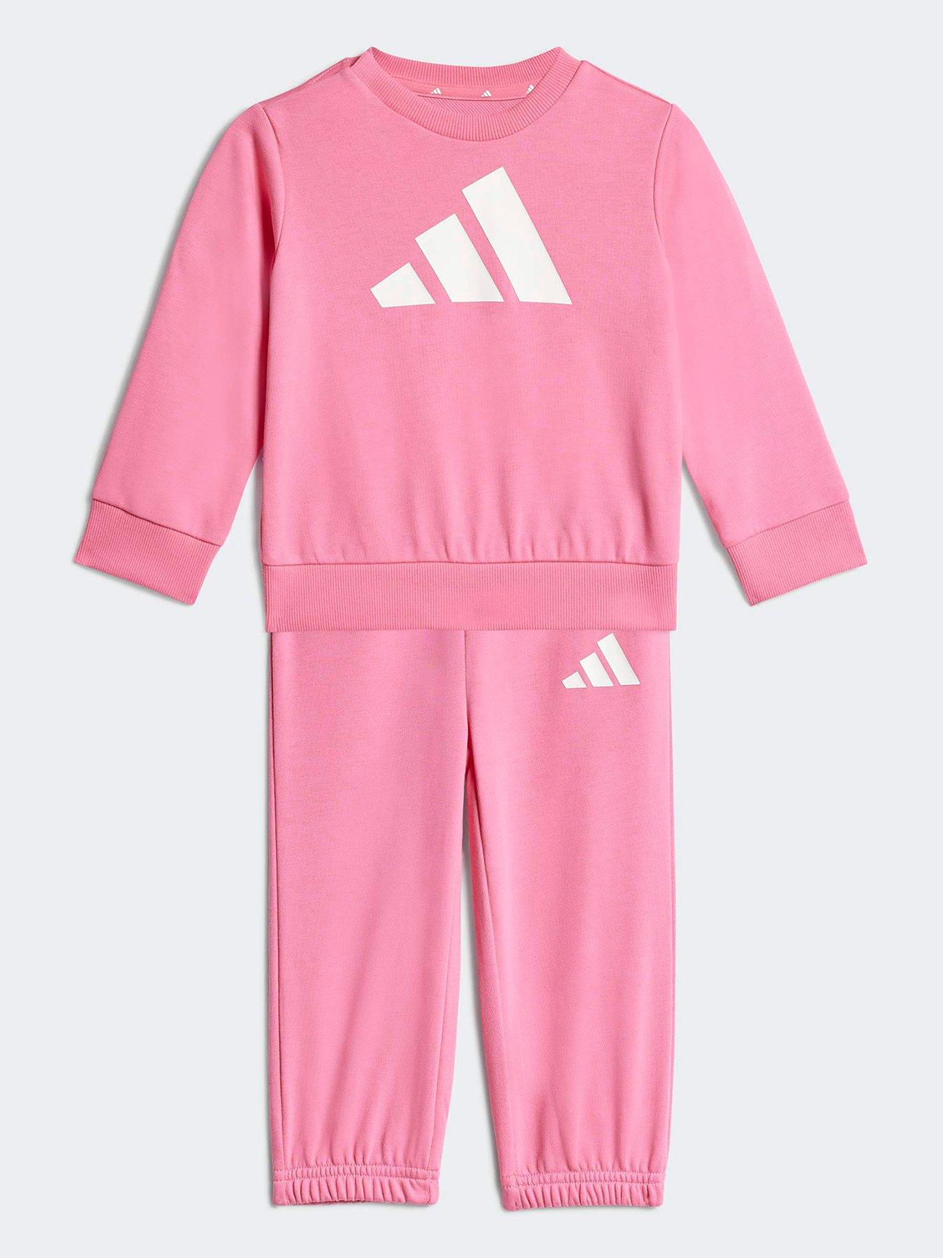 adidas Sportswear Infant Unisex Essentials Jogger Set - Pink