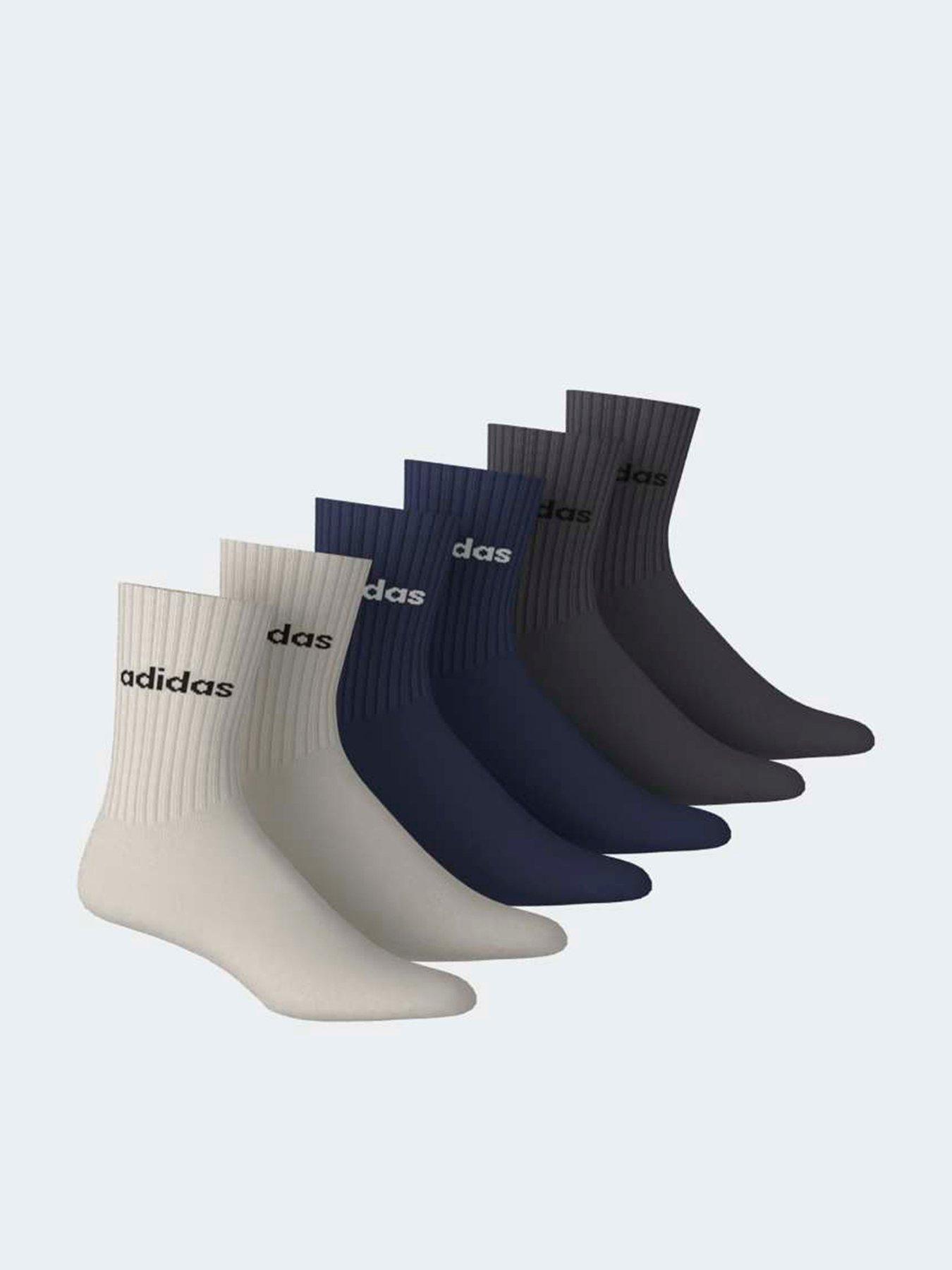 adidas Sportswear Unisex Crew Sock 6 Pack - Multi