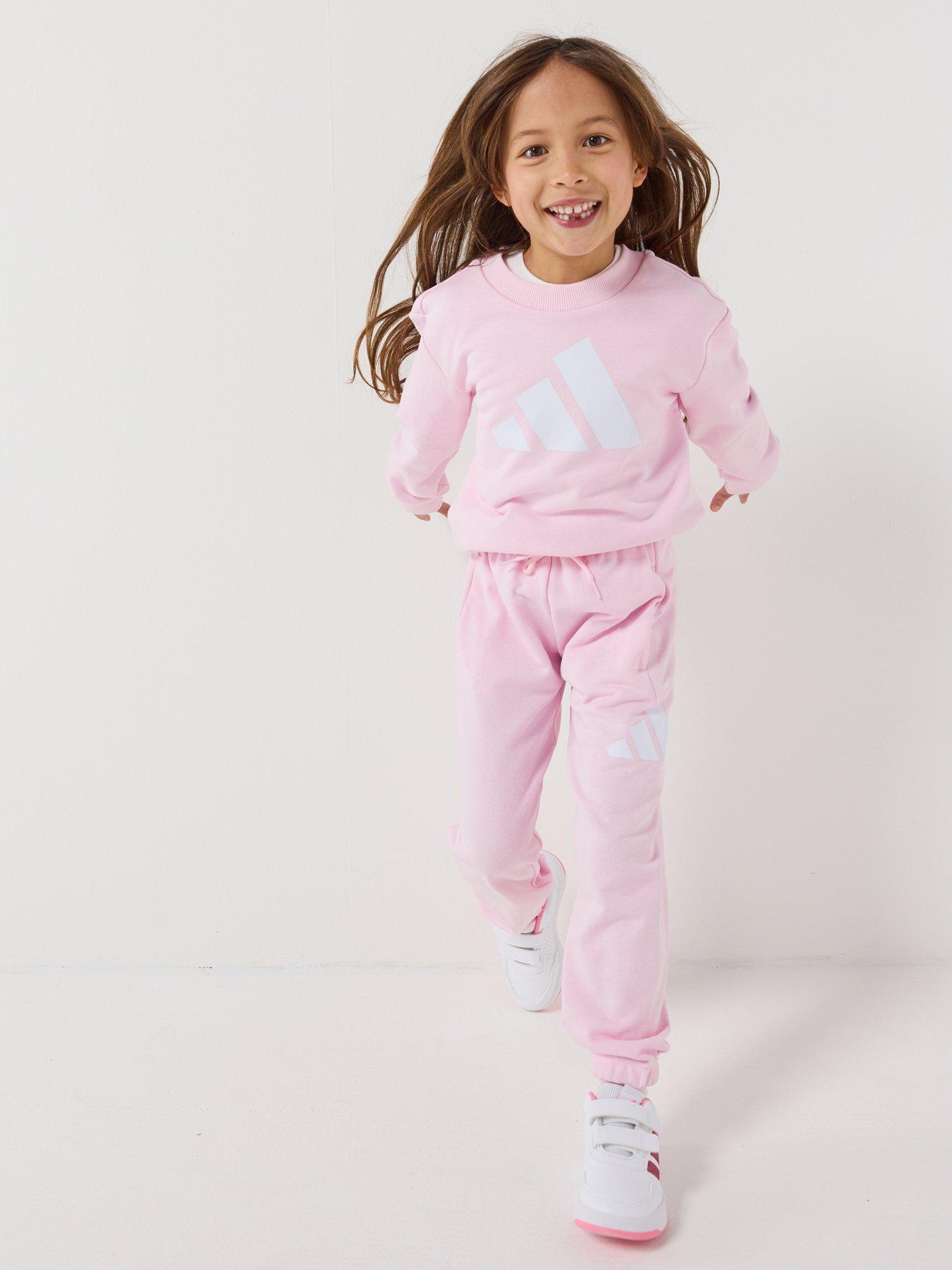 Image 6 of 7 of adidas Sportswear Kids Unisex Essentials Jogger Set - Pink
