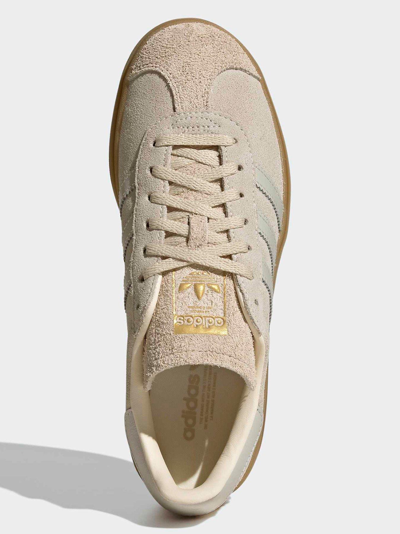 adidas gazelle silver green womens Adidas Gazelle Spikeless Golf Shoes Grey Two/White – Golf Discount main image 0