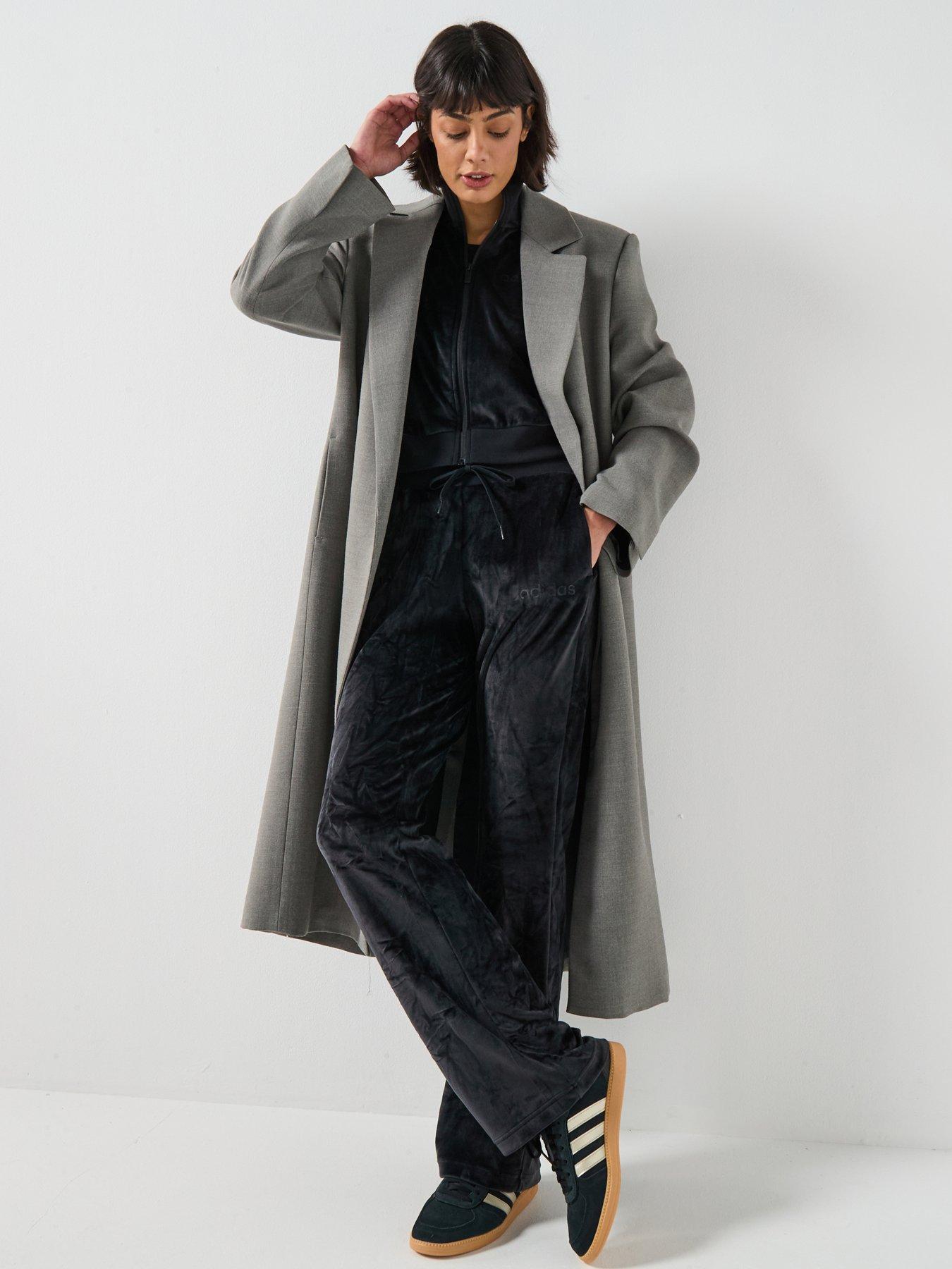 Image 3 of 6 of adidas Sportswear Women's Glam Velvet Tracksuit - Black