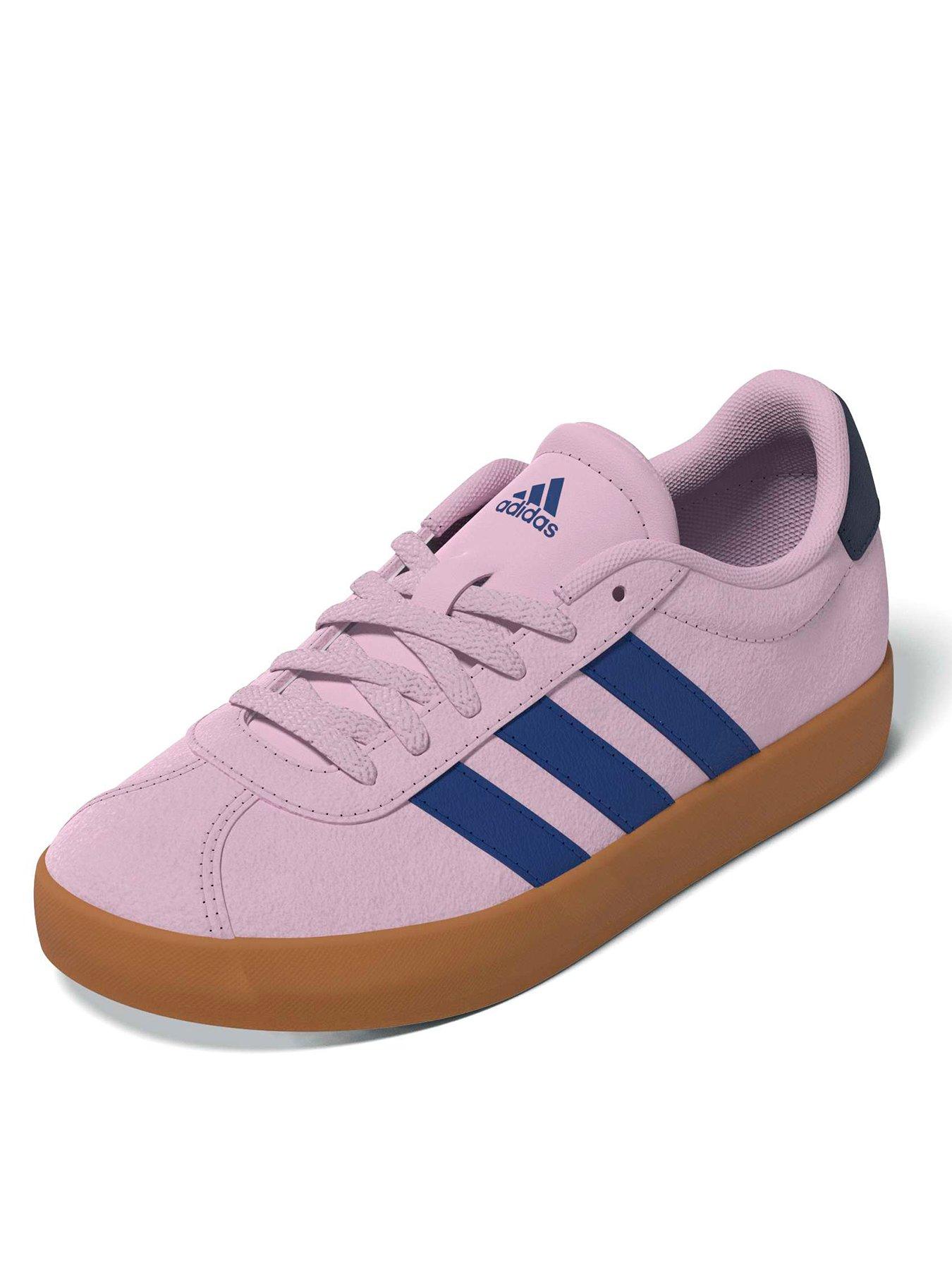 Image 1 of 3 of adidas Sportswear Kids Girls Vl Court 3.0 - Pink - White