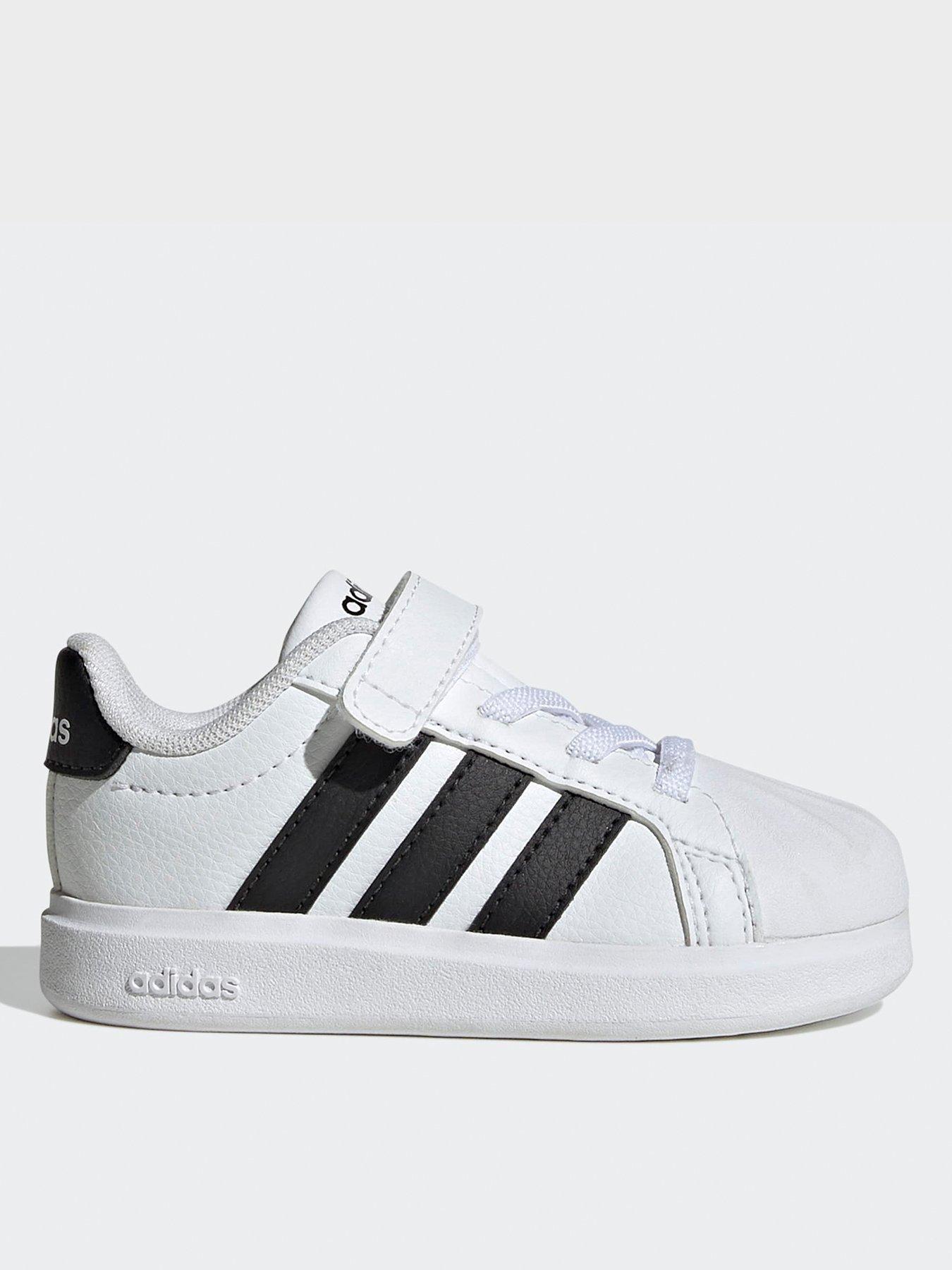 adidas Sportswear Infant Unisex Streettalk, Ftwwht/Cblack/Cblack, Size 4 Younger