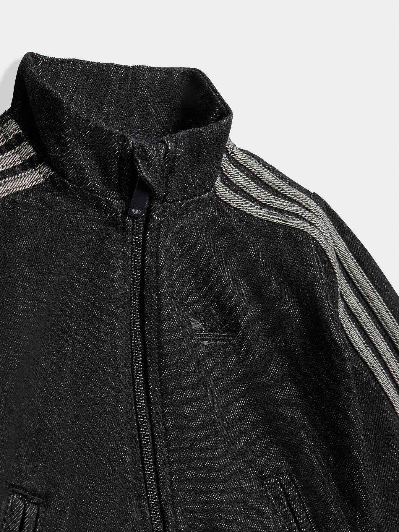 Image 4 of 5 of adidas Originals Infant Unisex Firebird Denim Track Top - Black