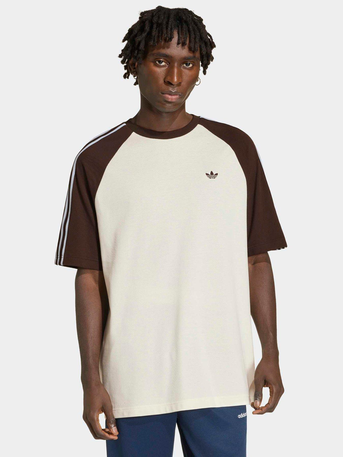 adidas Originals Britcore Ringer T-Shirt, White, Size Xl, Men