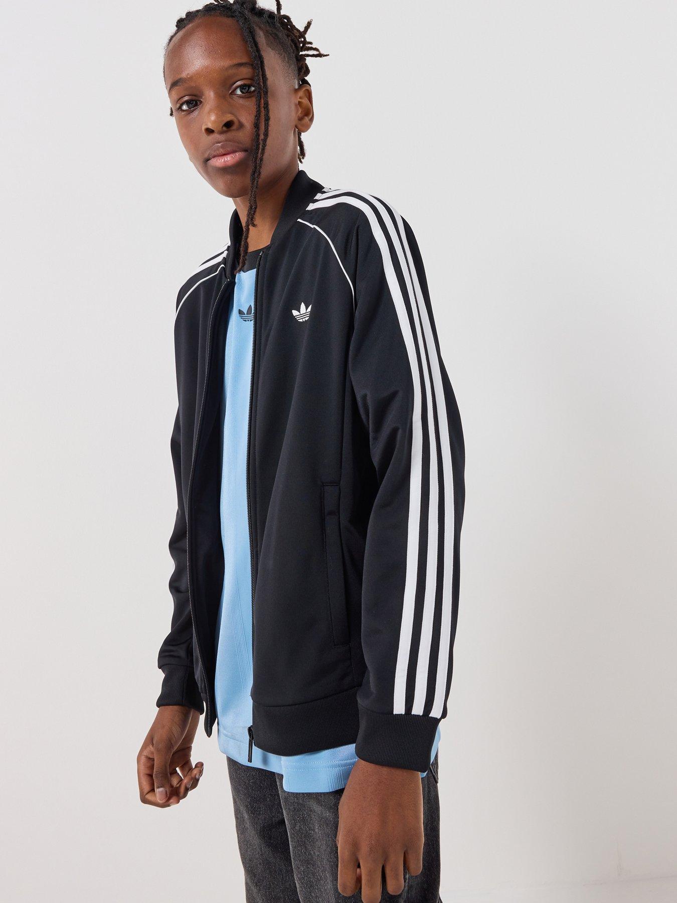 adidas Originals Junior Unisex Superstar Tracksuit Top - Black