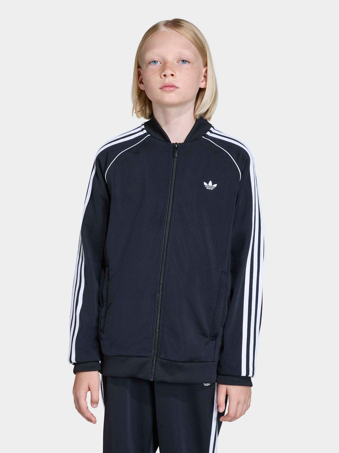 adidas Originals Junior Unisex Superstar Tracksuit Top - Black