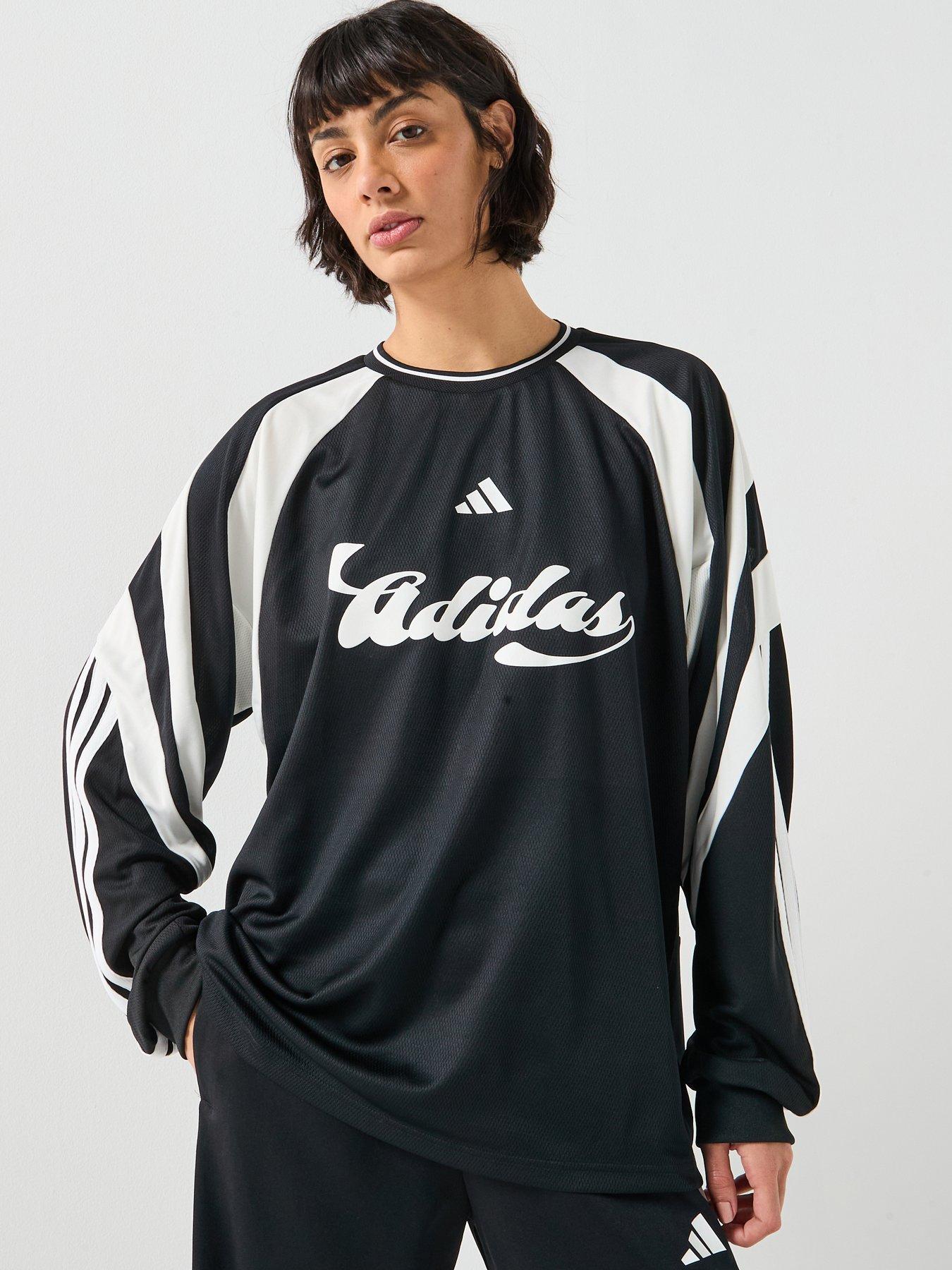adidas Sportswear Women's House Of Tiro Long Sleeve Jersey - Black