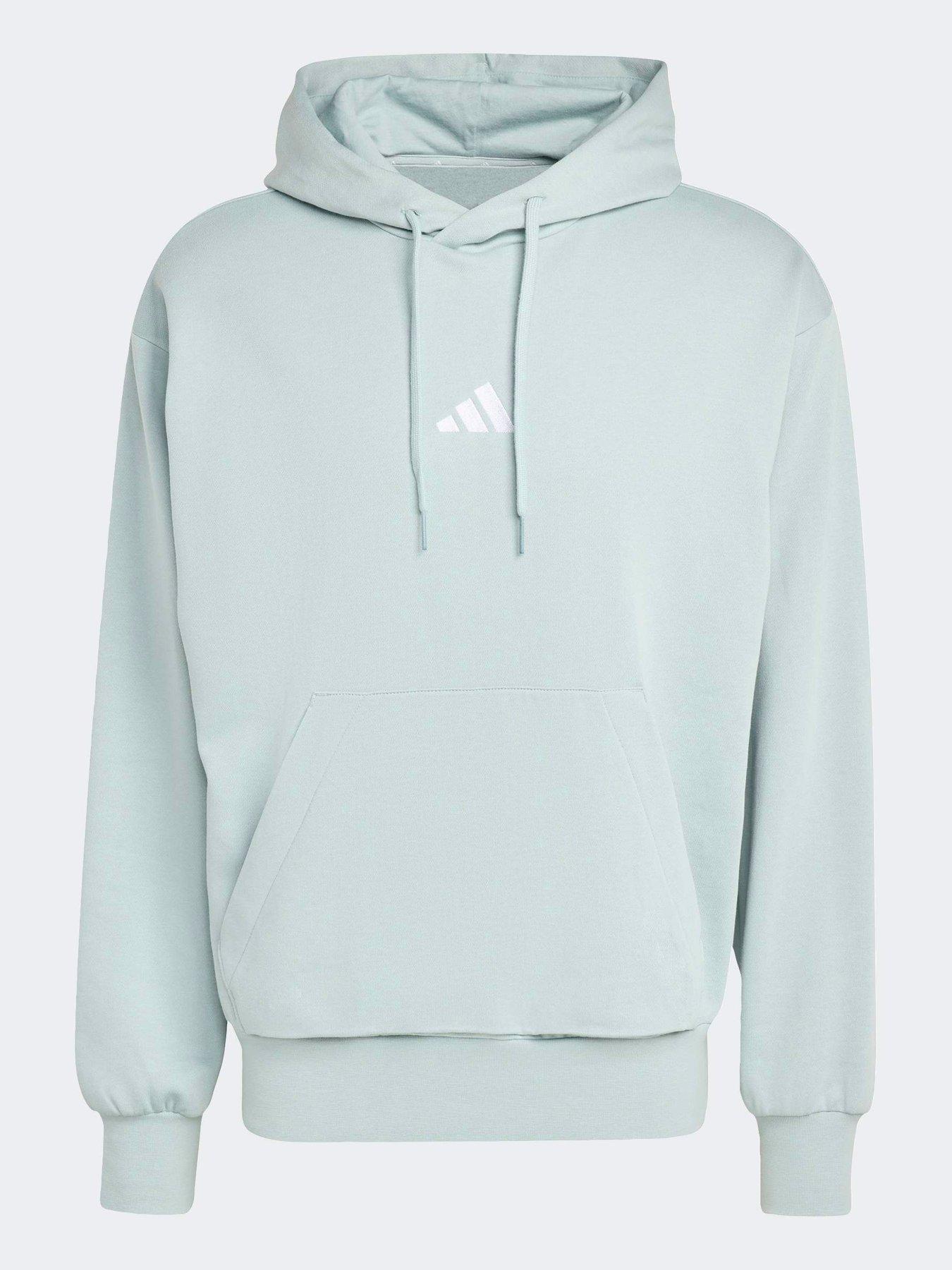Image 6 of 6 of adidas Sportswear Men's Essentials Feelcozy Fleece Hoodie - Green