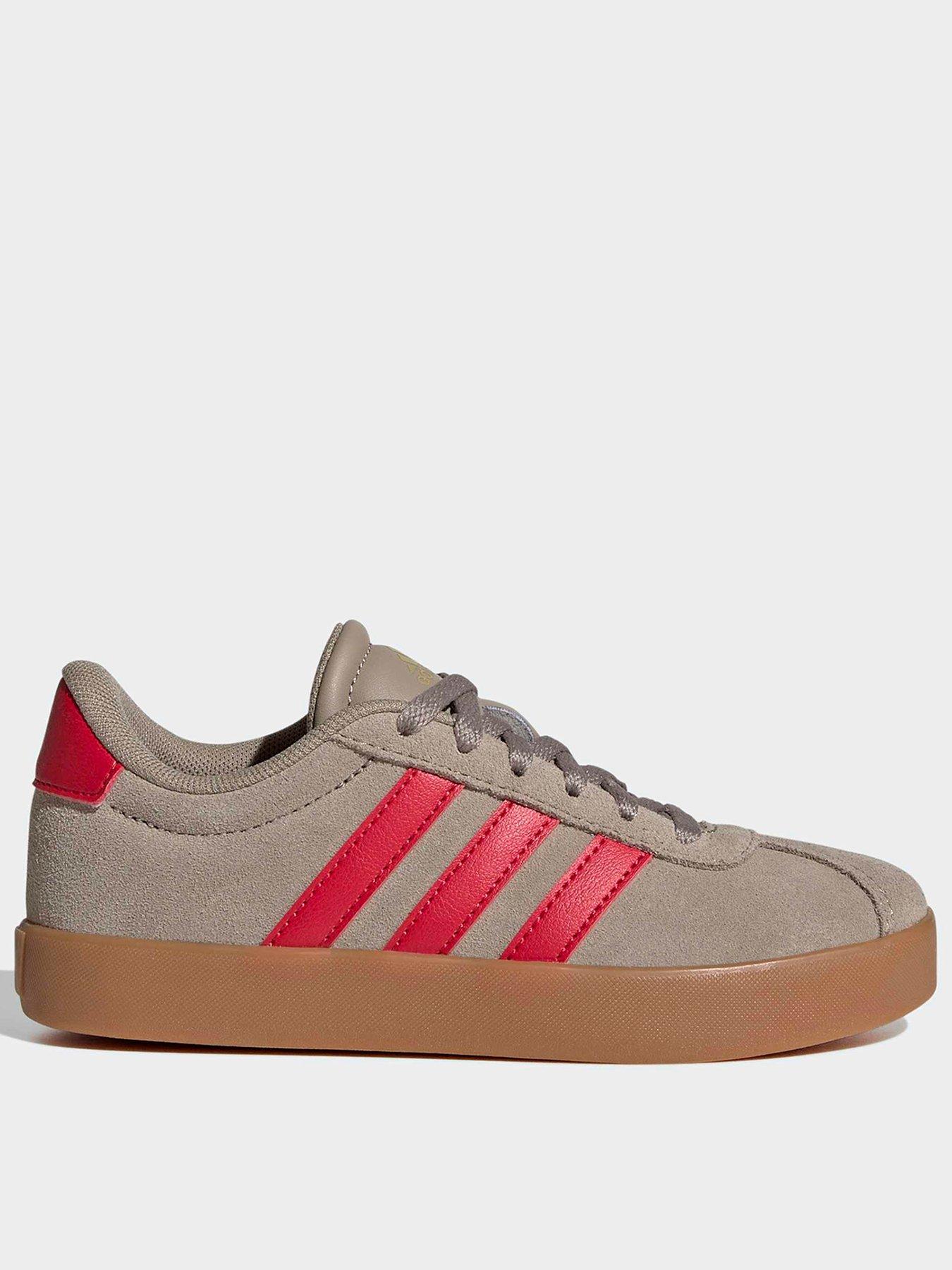 adidas Sportswear Kids Unisex Vl Court 3.0 Trainers, Blacar/Purrub/Goldmt, Size 1 Older
