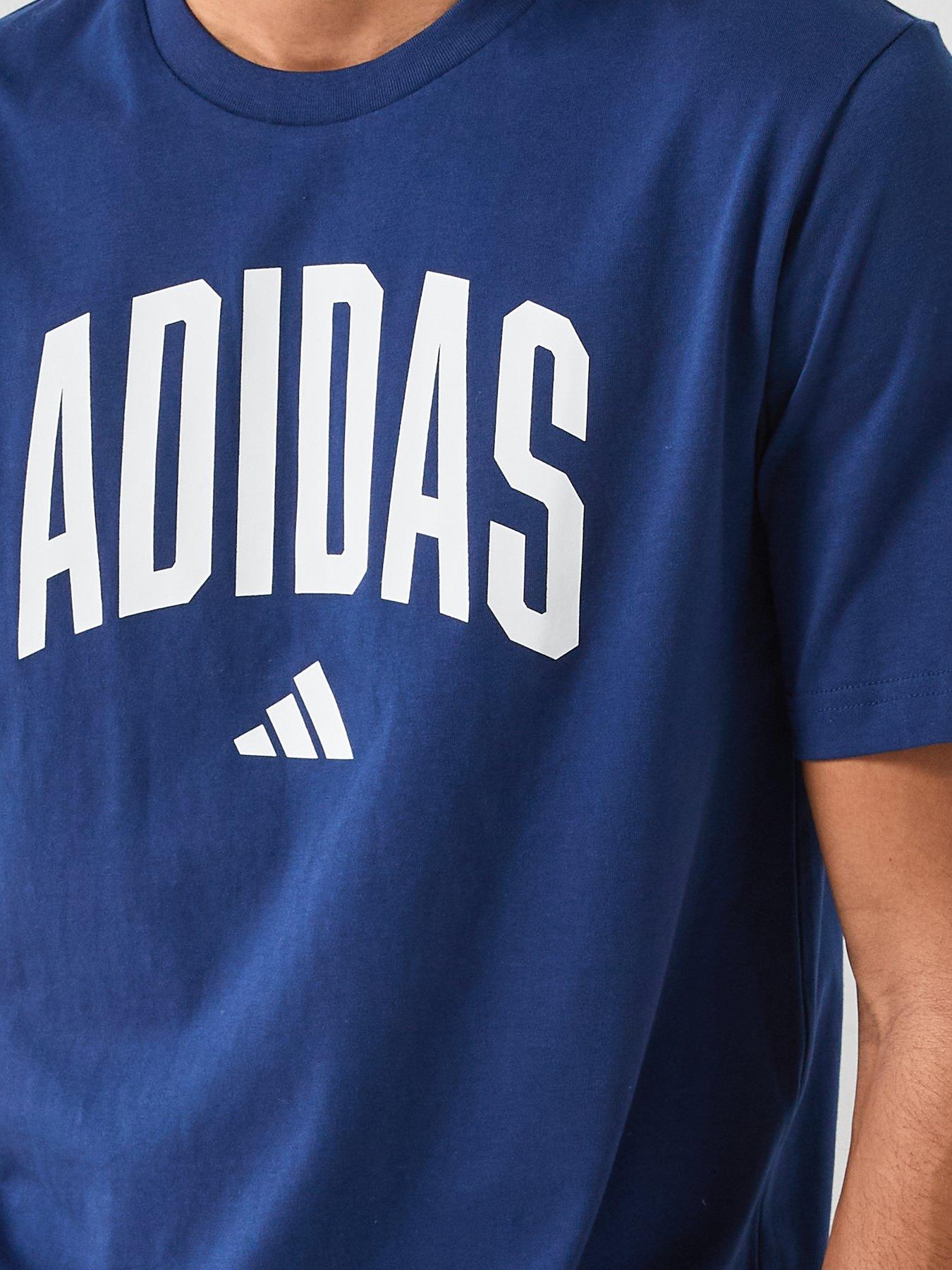 adidas Sportswear Men's Collegiate Lineage Graphic T-Shirt - Blue