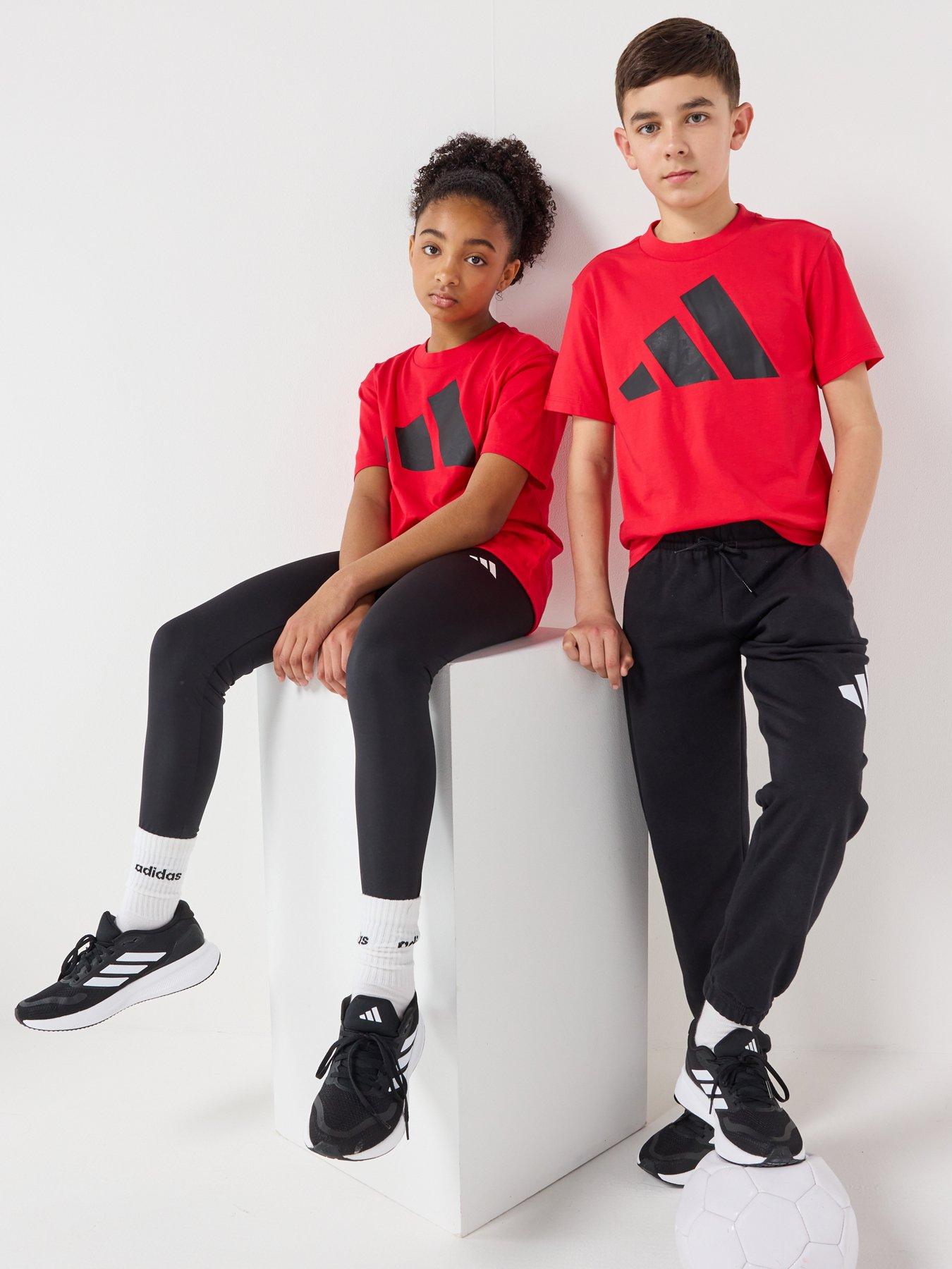 Image 3 of 6 of adidas Sportswear Junior Unisex Essentials T-Shirt - Red