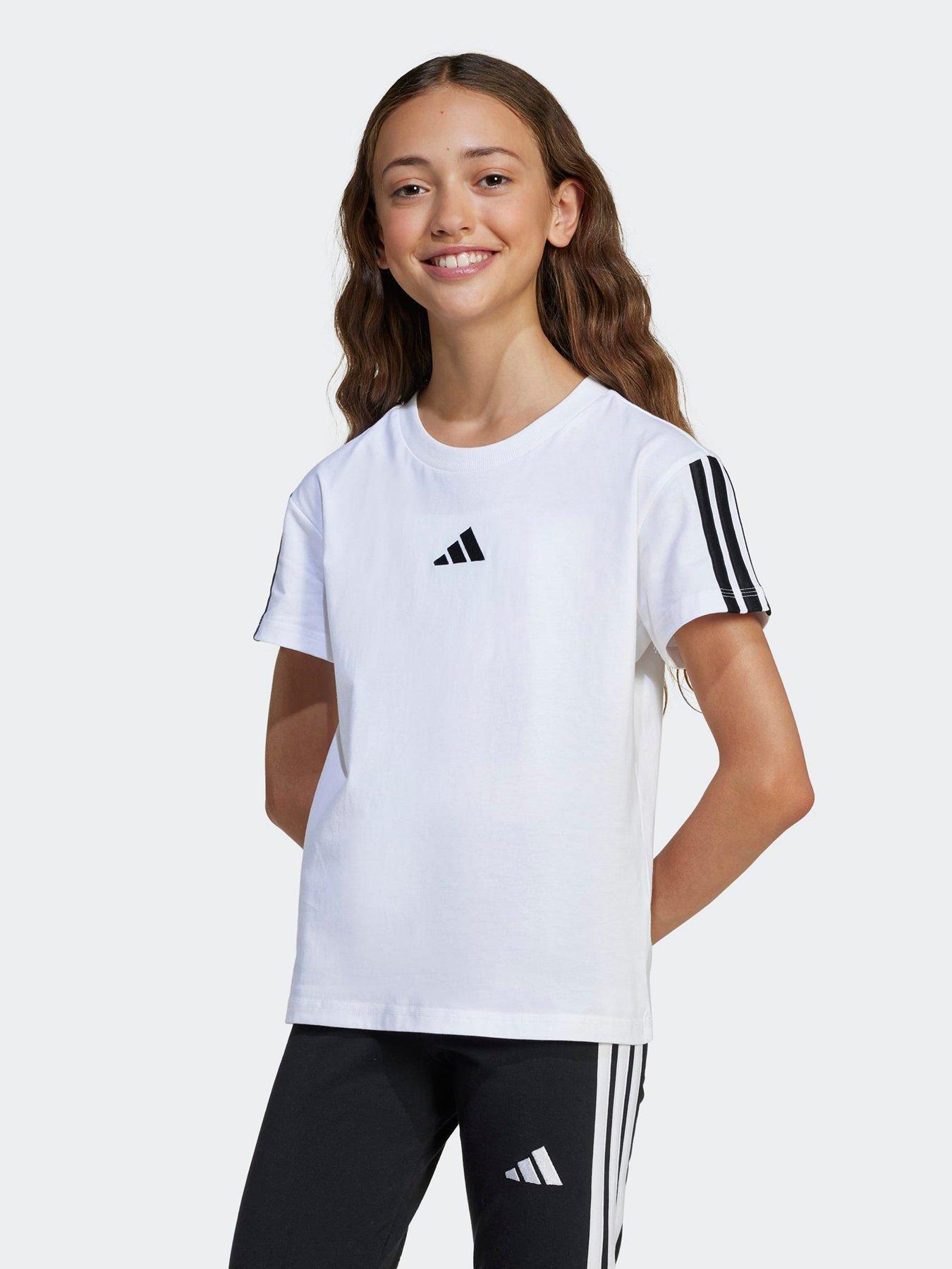 adidas Sportswear Junior Girls Essentials T-Shirt - White