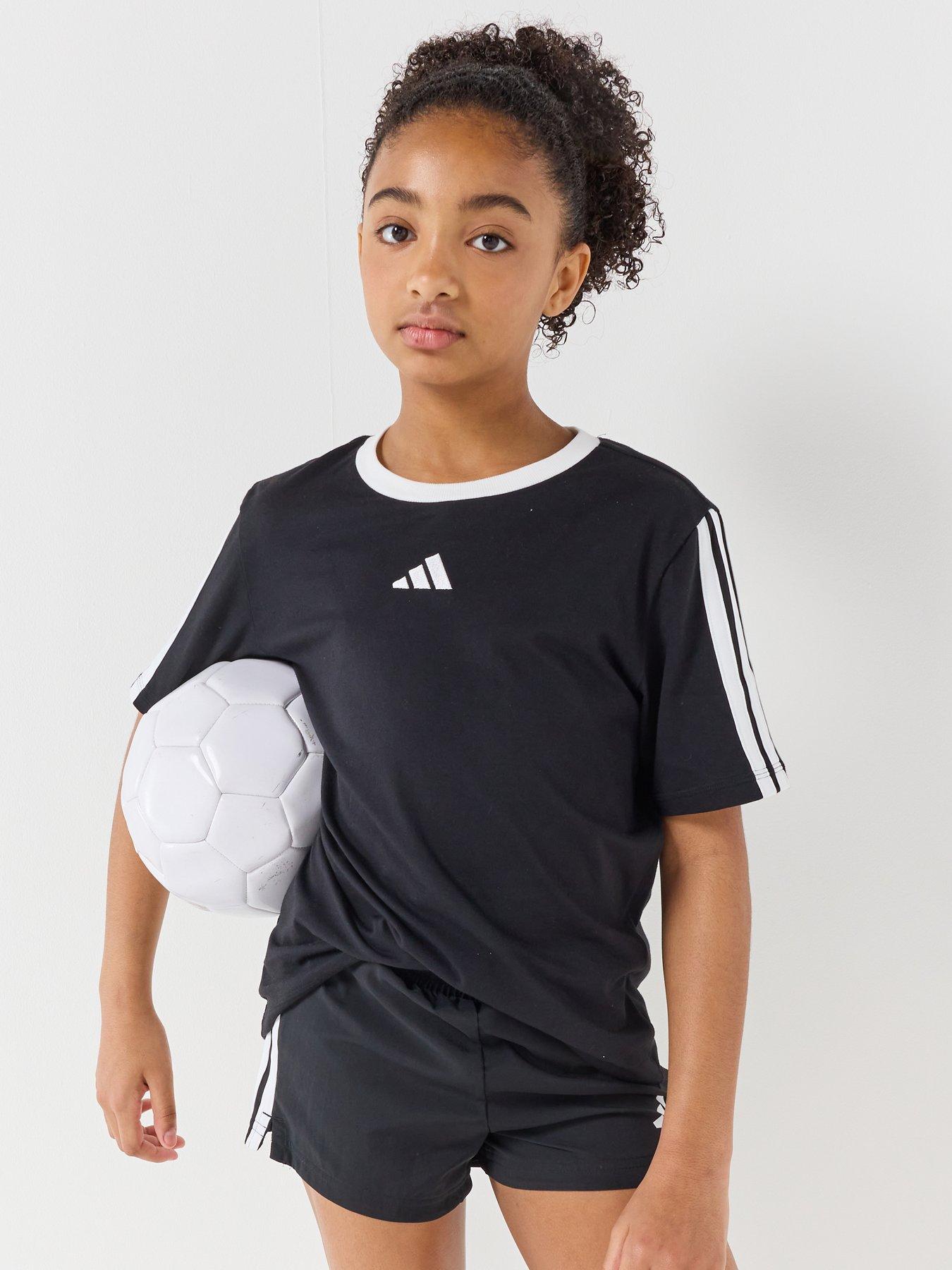 adidas Sportswear: Junior Girls Essentials T-Shirt - Black