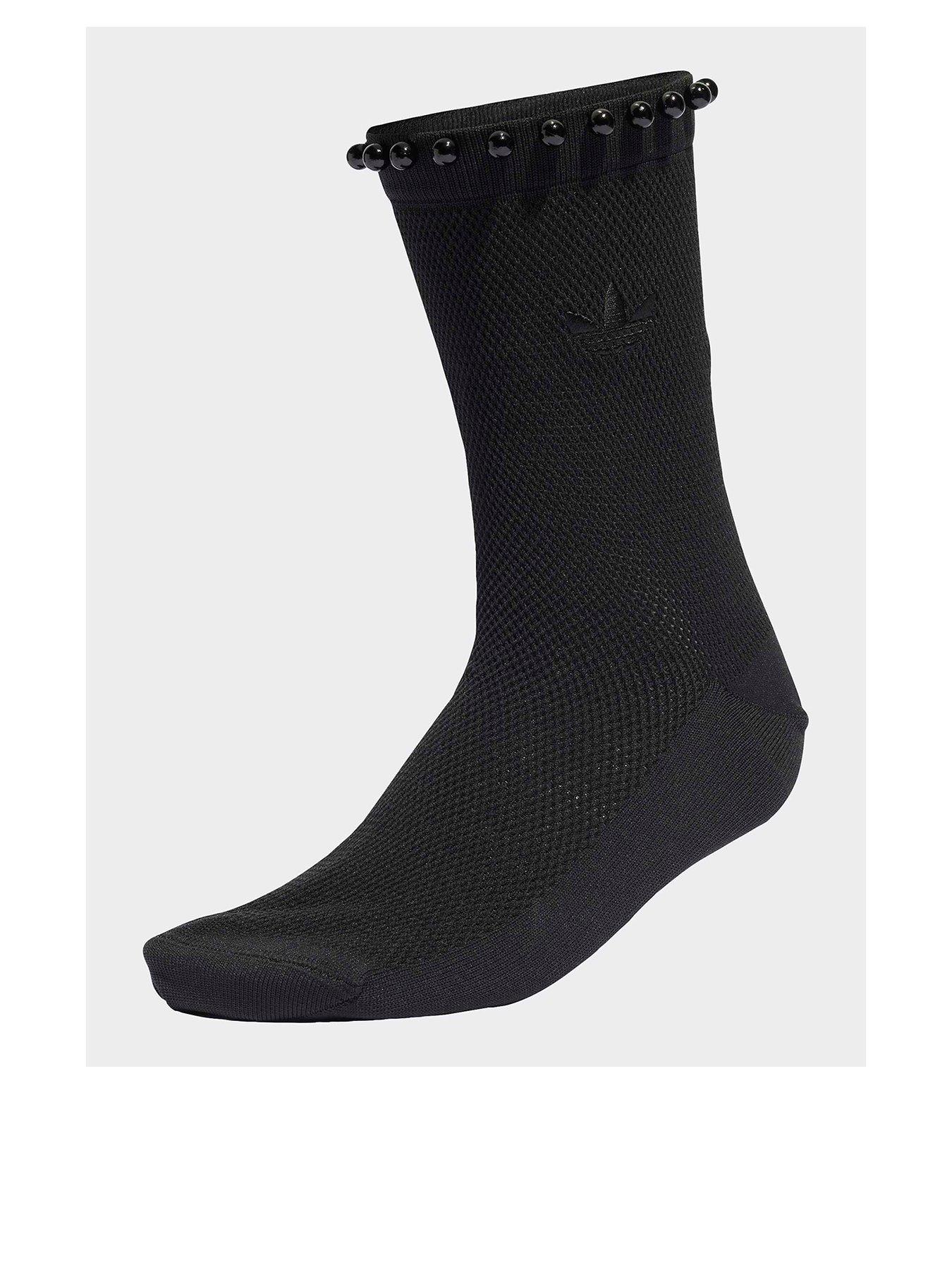 adidas Originals: Unisex Pearls Crew Socks 1 Pack - Black