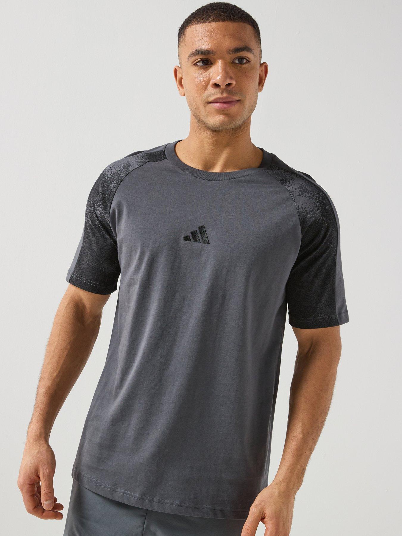 Adidas Sportswear Men'S Camo T-Shirt - Grey