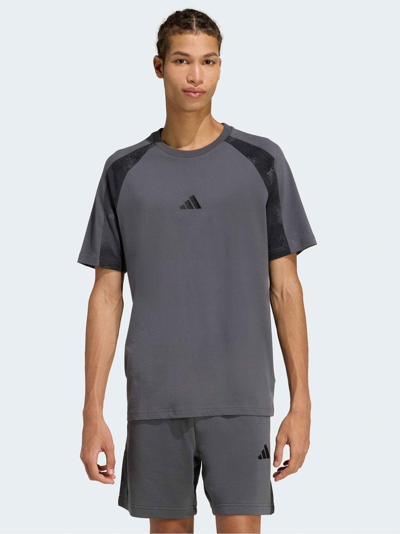 adidas Sportswear Men's Camo T-Shirt - Grey