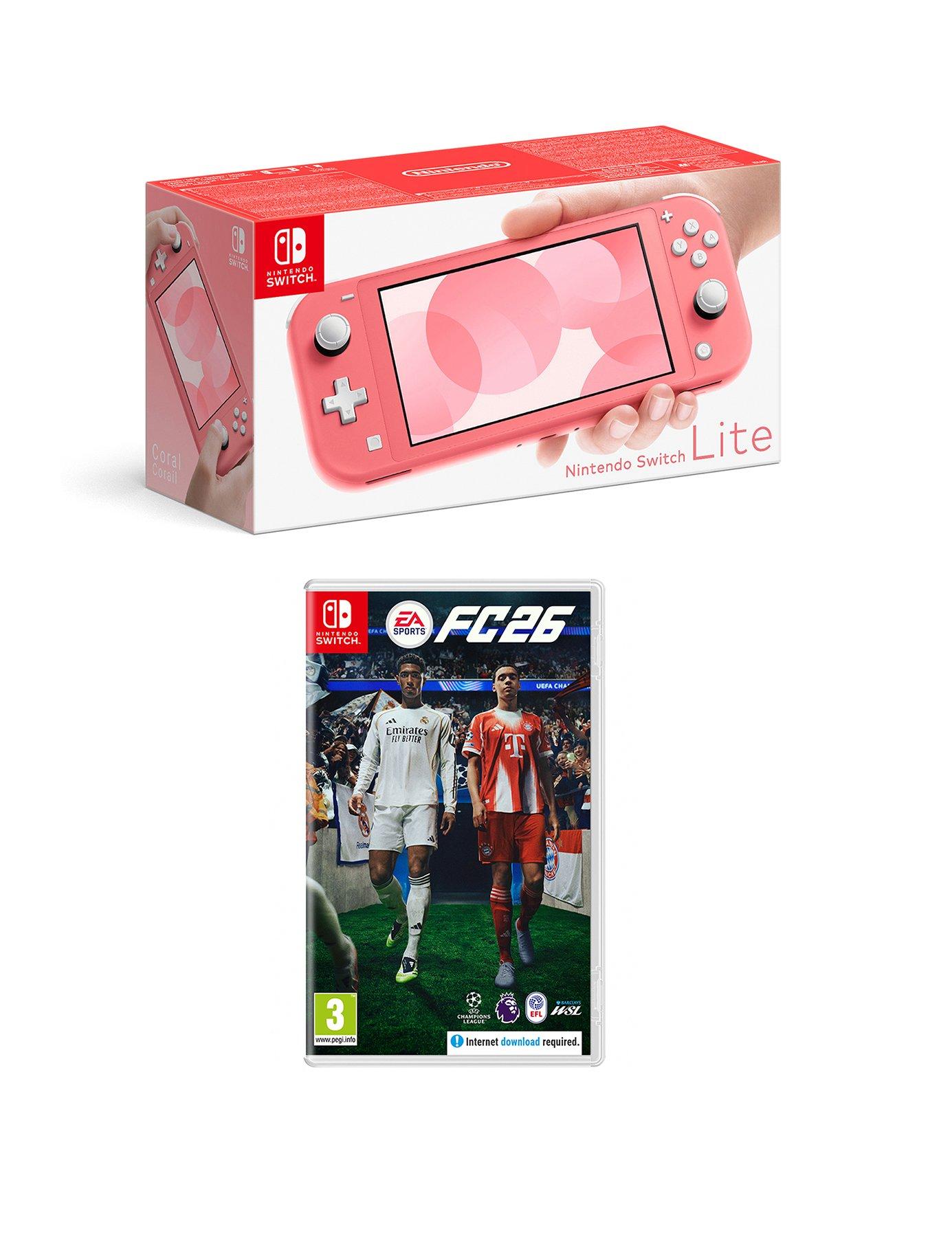 Nintendo Switch 2 Nintendo Switch Lite Coral Console with & EA Sport 26