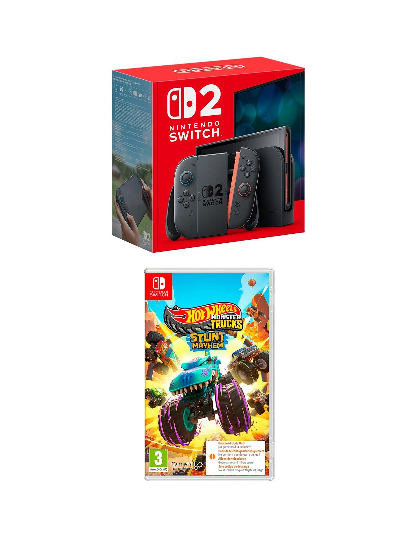 Nintendo Switch 2 Console + Hot Wheels Monster Trucks Stunt Mayhem