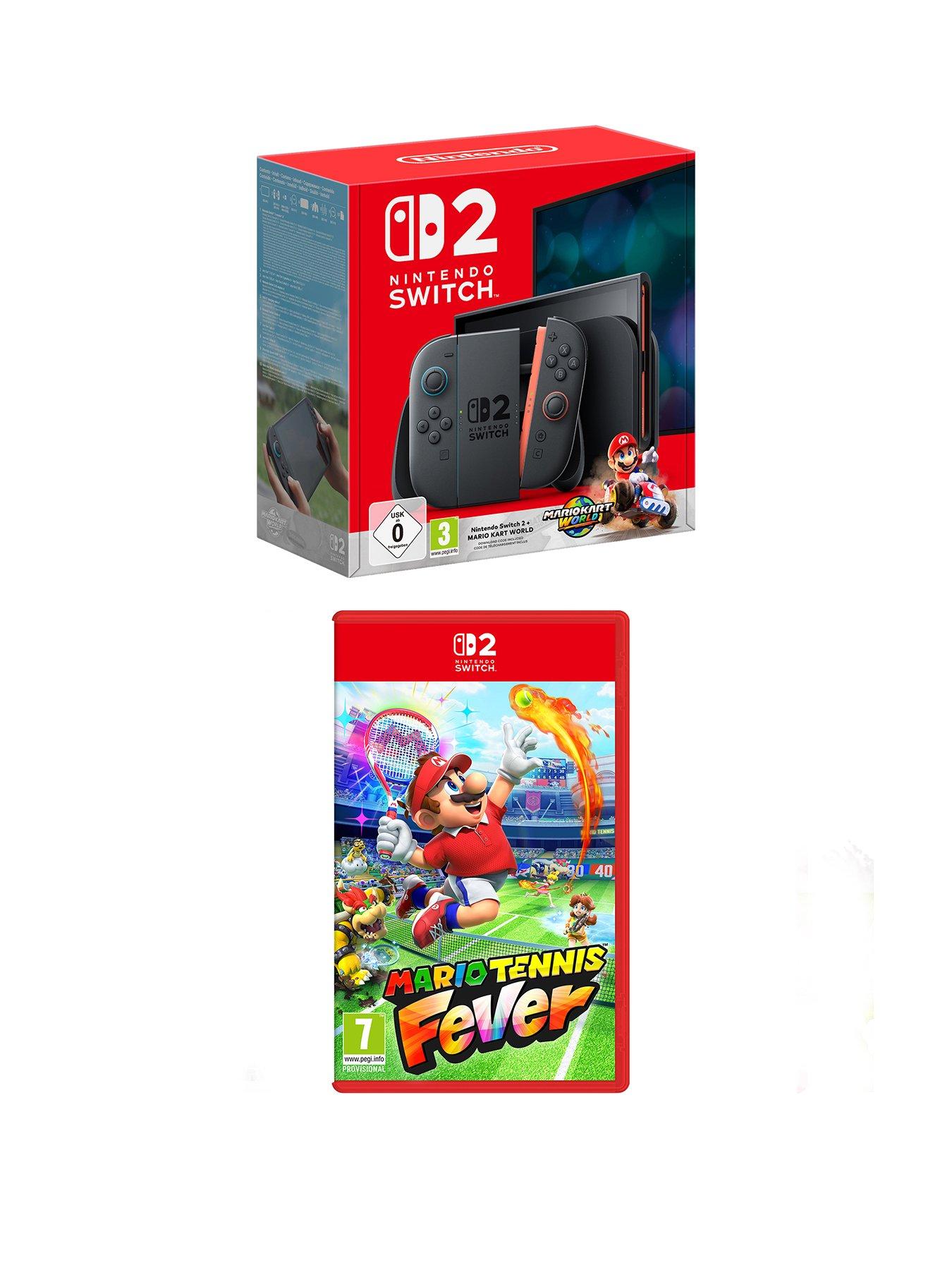Nintendo Switch 2 Console with Mario Kart World  &  Mario Tennis Fever