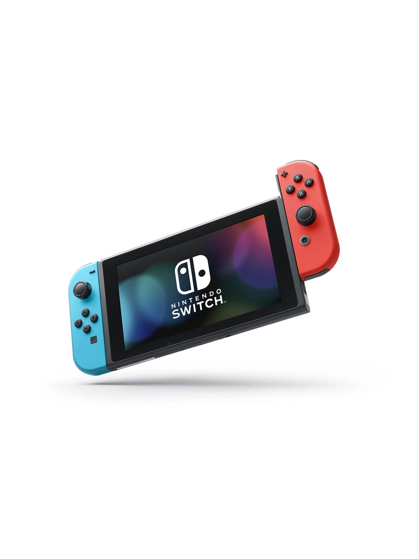Image 6 of 7 of Nintendo Nintendo Switch&nbsp;Console + Rematch Wireless Controller&nbsp;- Invincible Mario + Airlite Fit Ghost Purple Headset
