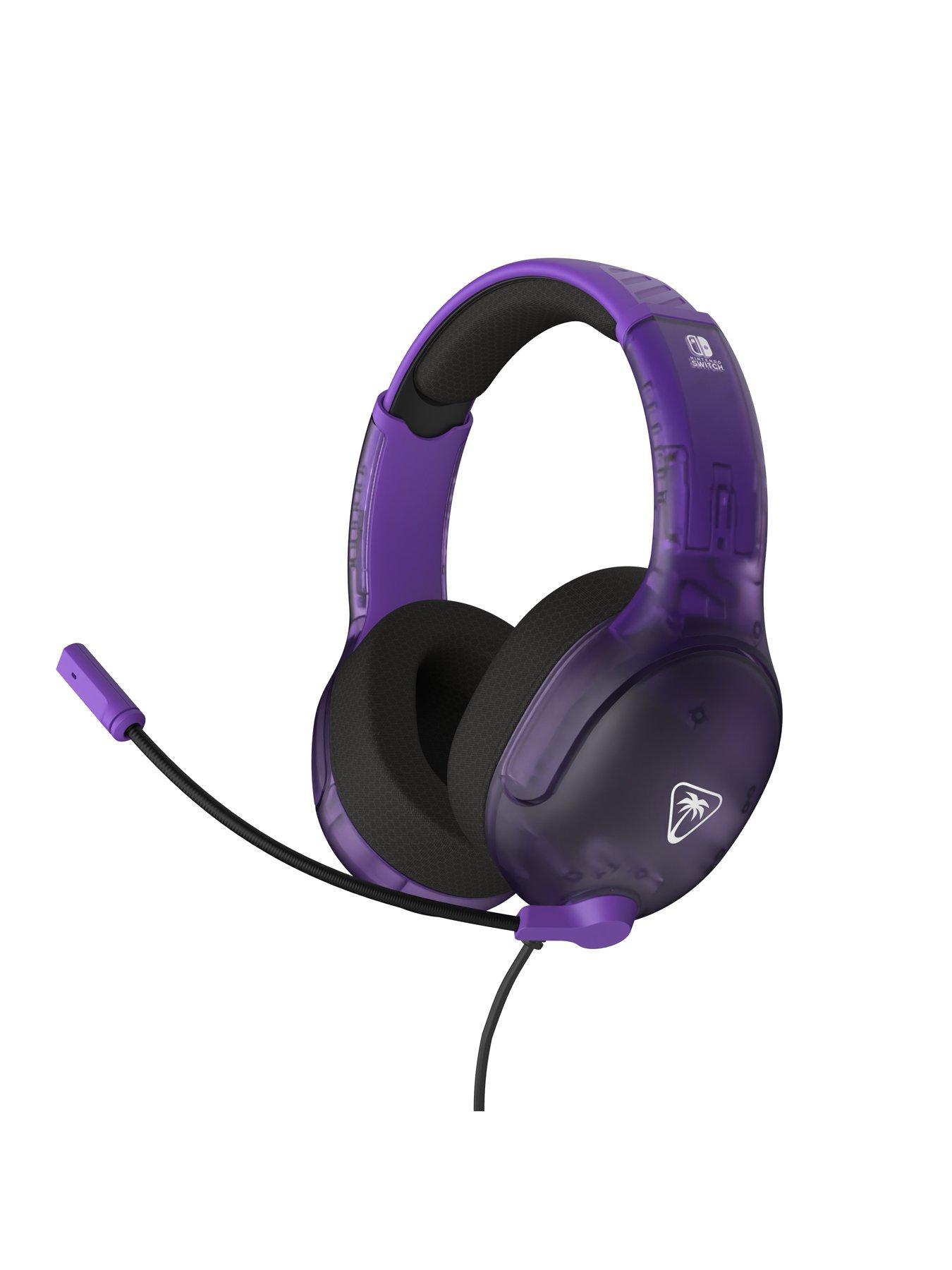 Image 7 of 7 of Nintendo Nintendo Switch&nbsp;Console + Rematch Wireless Controller&nbsp;- Invincible Mario + Airlite Fit Ghost Purple Headset