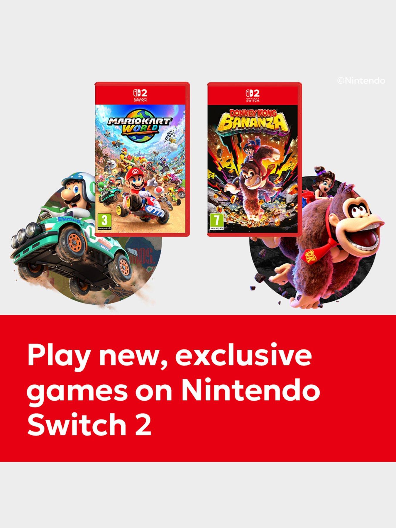 Image 2 of 8 of Nintendo Console + Airlite Fit Headset NS2 Charcoal Black + Rematch Wireless NS2 Mario &amp; Luigi controller