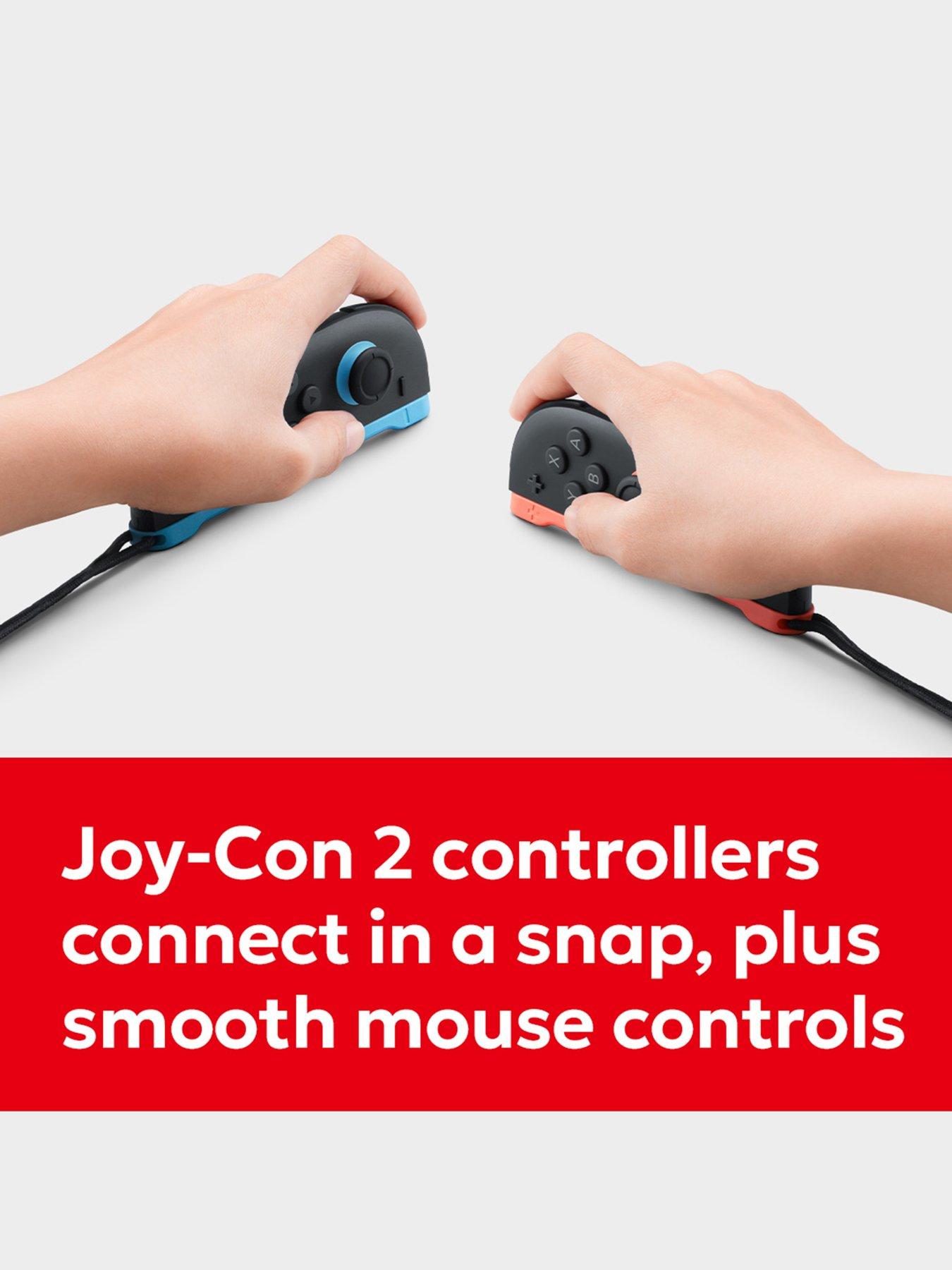 Image 5 of 8 of Nintendo Console + Airlite Fit Headset NS2 Charcoal Black + Rematch Wireless NS2 Mario &amp; Luigi controller
