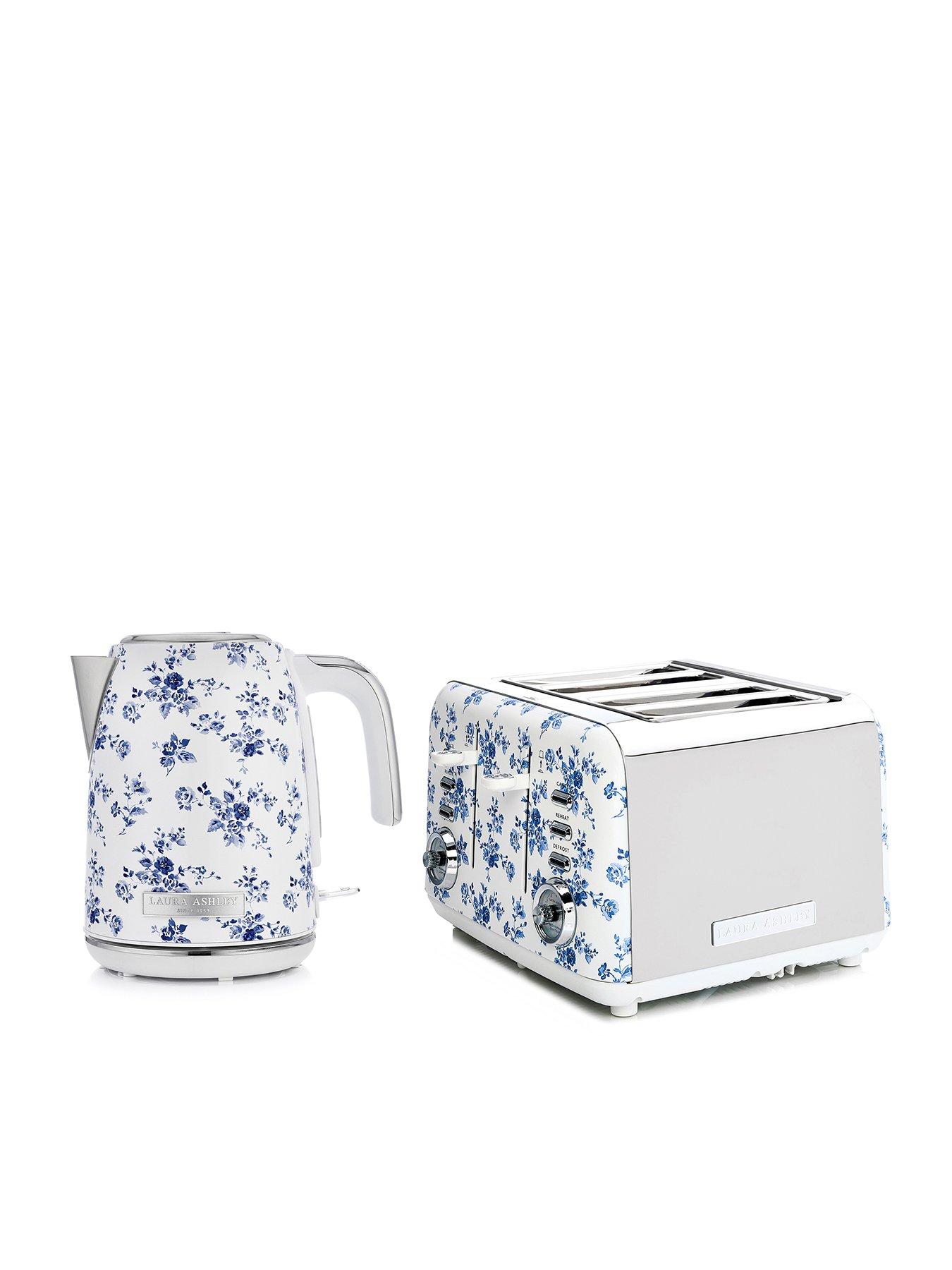 Laura Ashley 4 Slice Toaster Twin Pack - China Rose