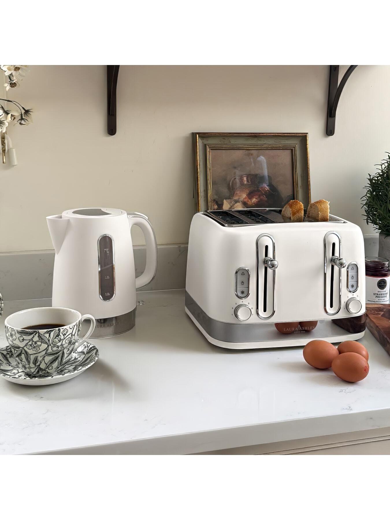 Image 6 of 7 of Laura Ashley Laura Ashley 1.7L Jug Kettle -&nbsp;Cotton White