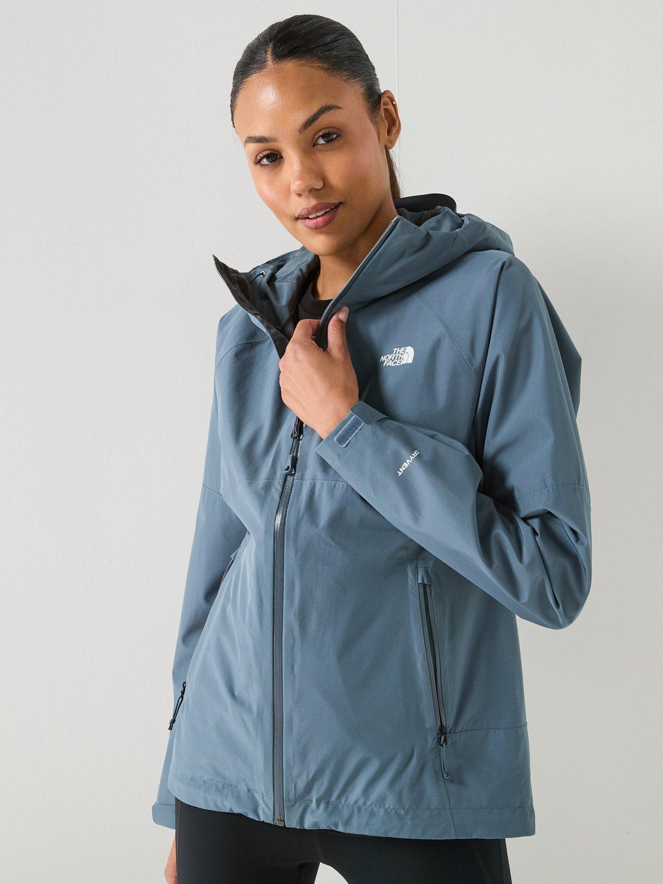 Image 1 of 6 of The North Face Womens Diablo Dynamic Zip In Jacket - Grey