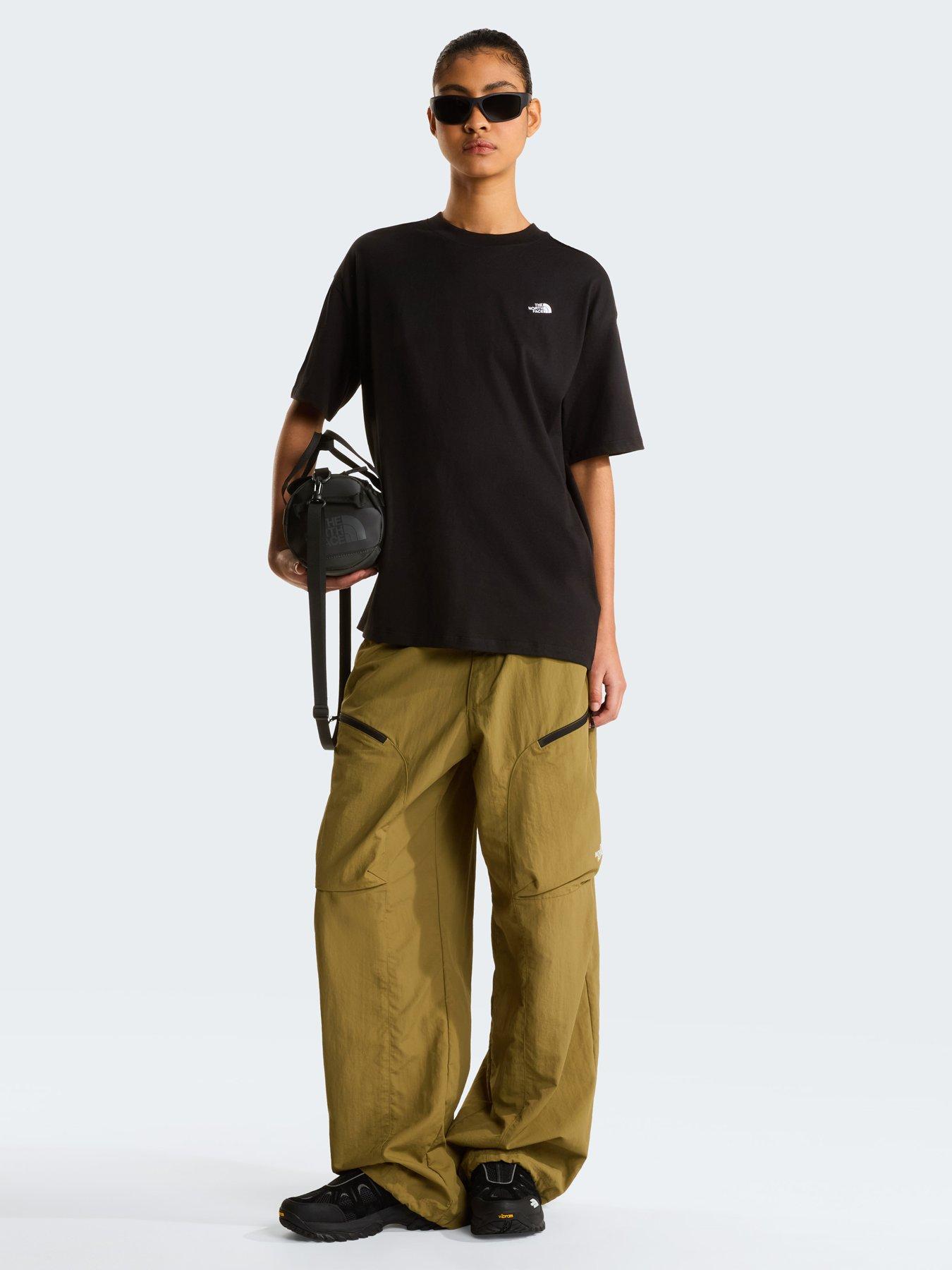Image 3 of 4 of The North Face Womens Essential Simple Dome Oversized T-Shirt - Black