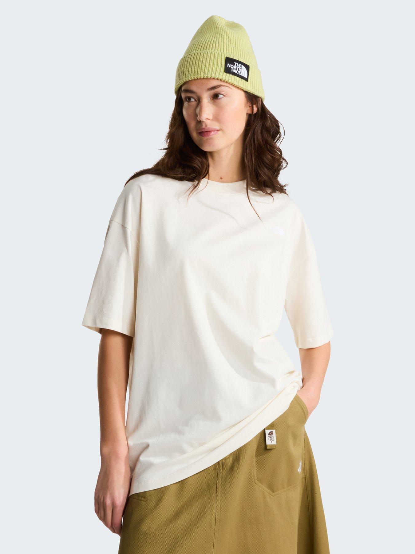 The North Face Womens Essential Simple Dome Oversized T-Shirt - White