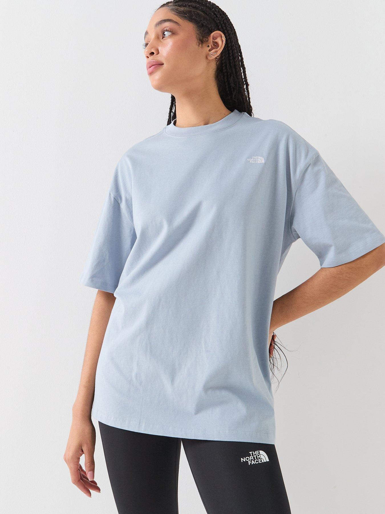 The North Face Womens Essential Simple Dome Oversized T-Shirt - Blue