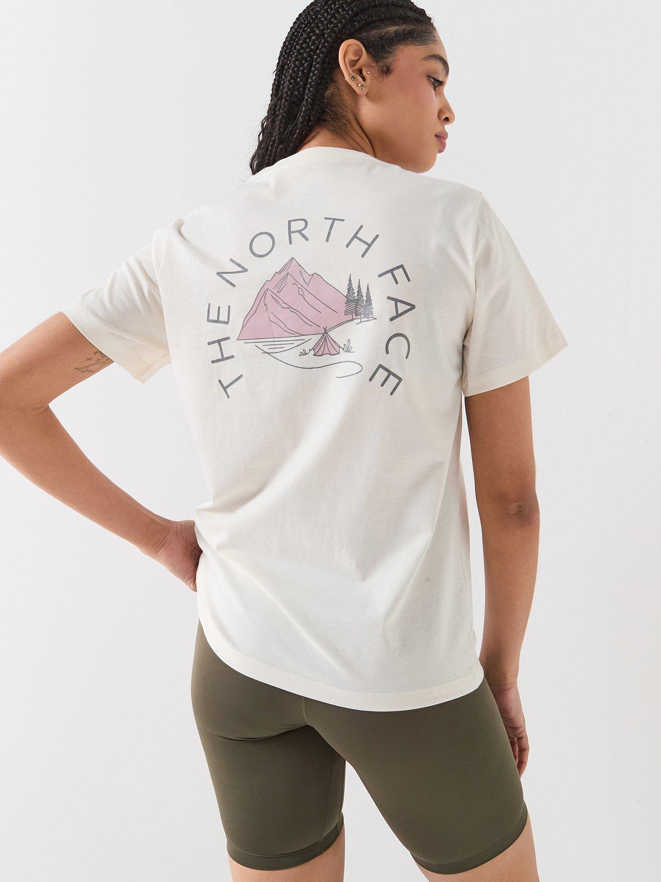 Image 1 of 6 of The North Face Womens Monte Regular T-Shirt - White
