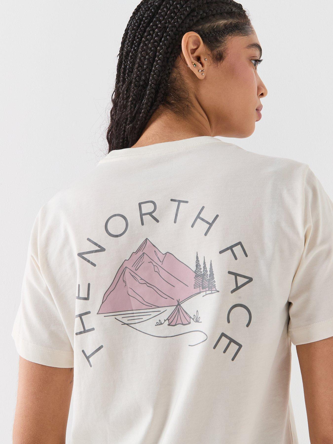 Image 2 of 6 of The North Face Womens Monte Regular T-Shirt - White