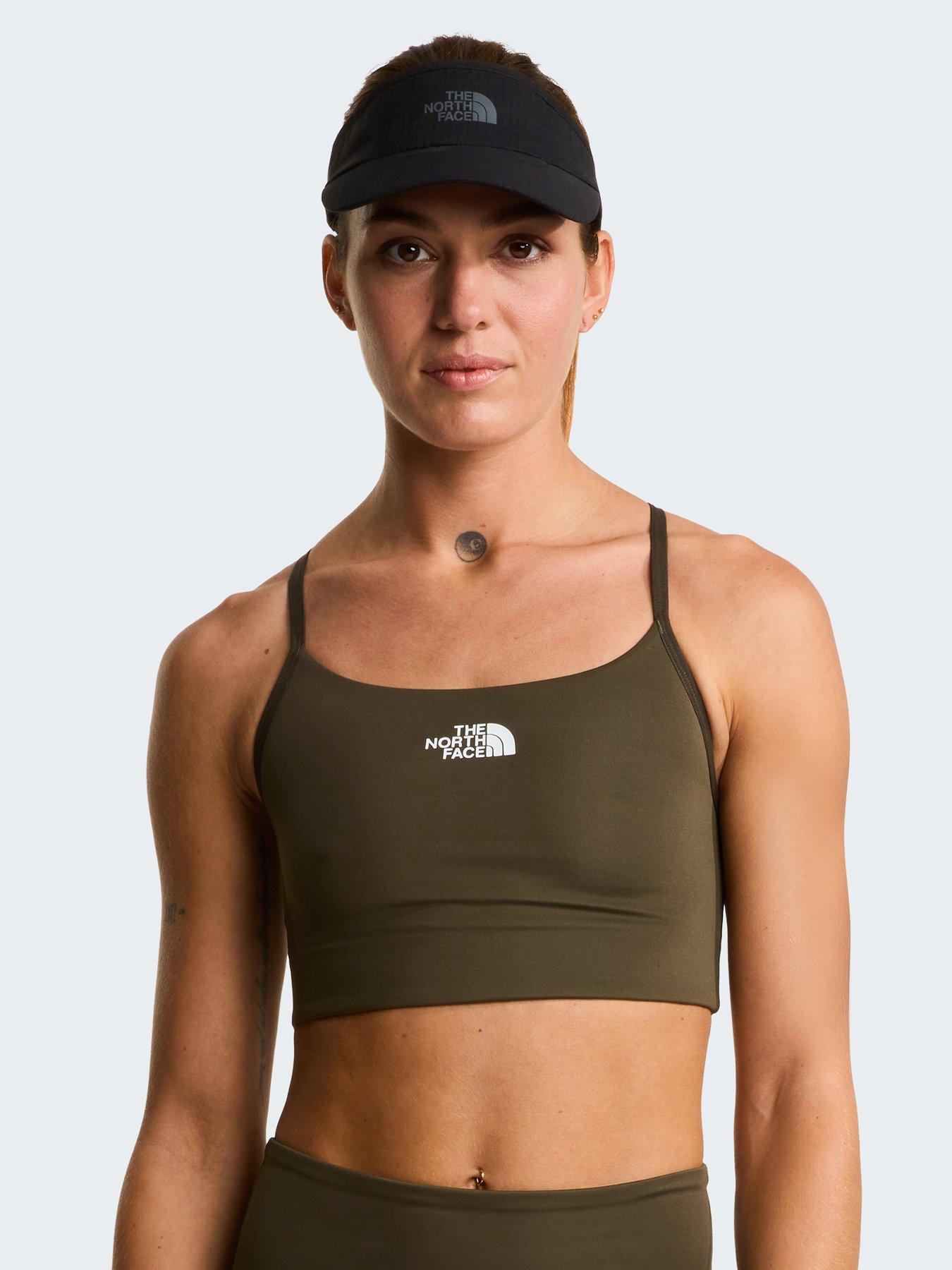 The North Face Womens Flex Light Suport Sports Bra - Khaki