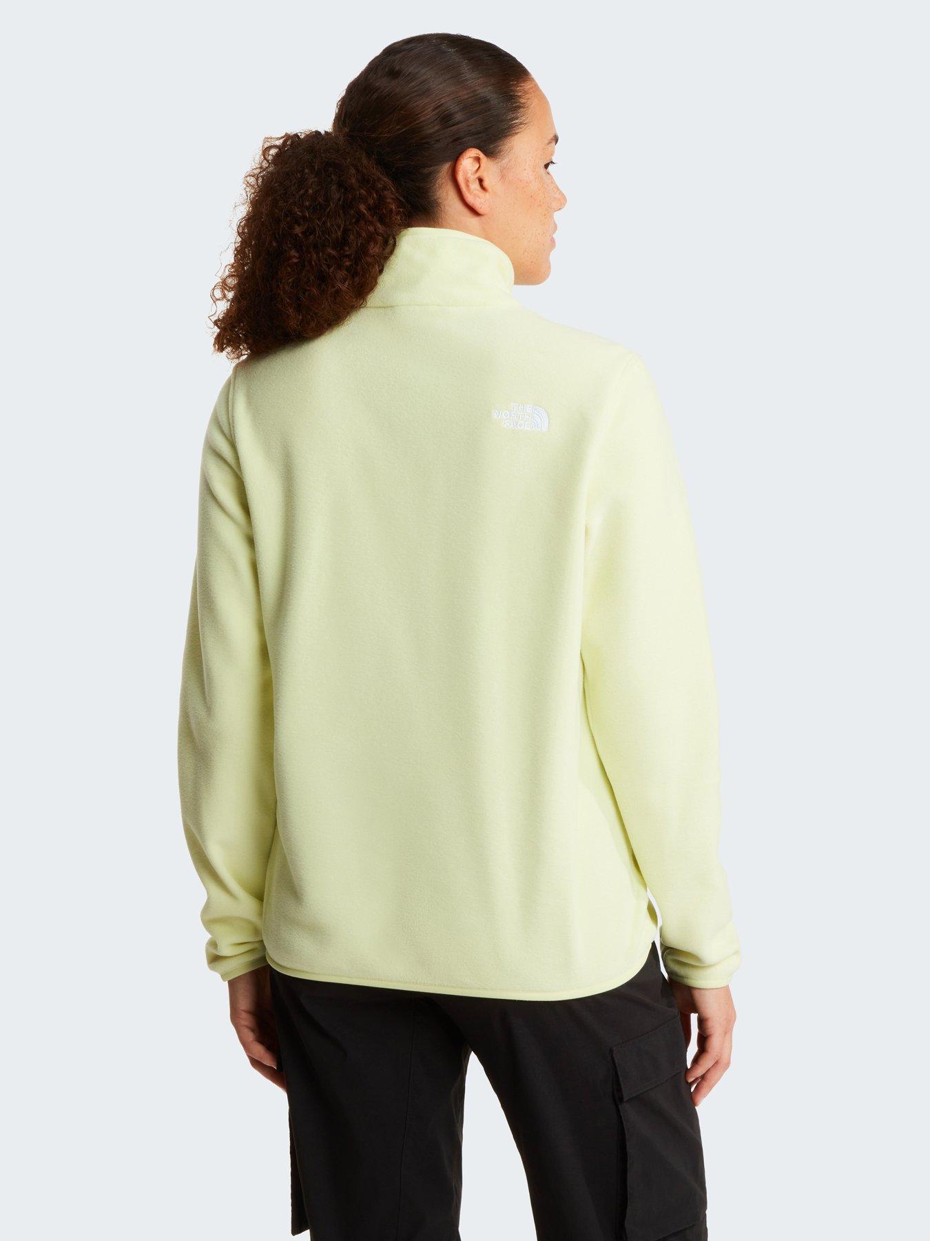 Image 2 of 4 of The North Face Womens Glacier 1/4 Zip Fleece - Yellow