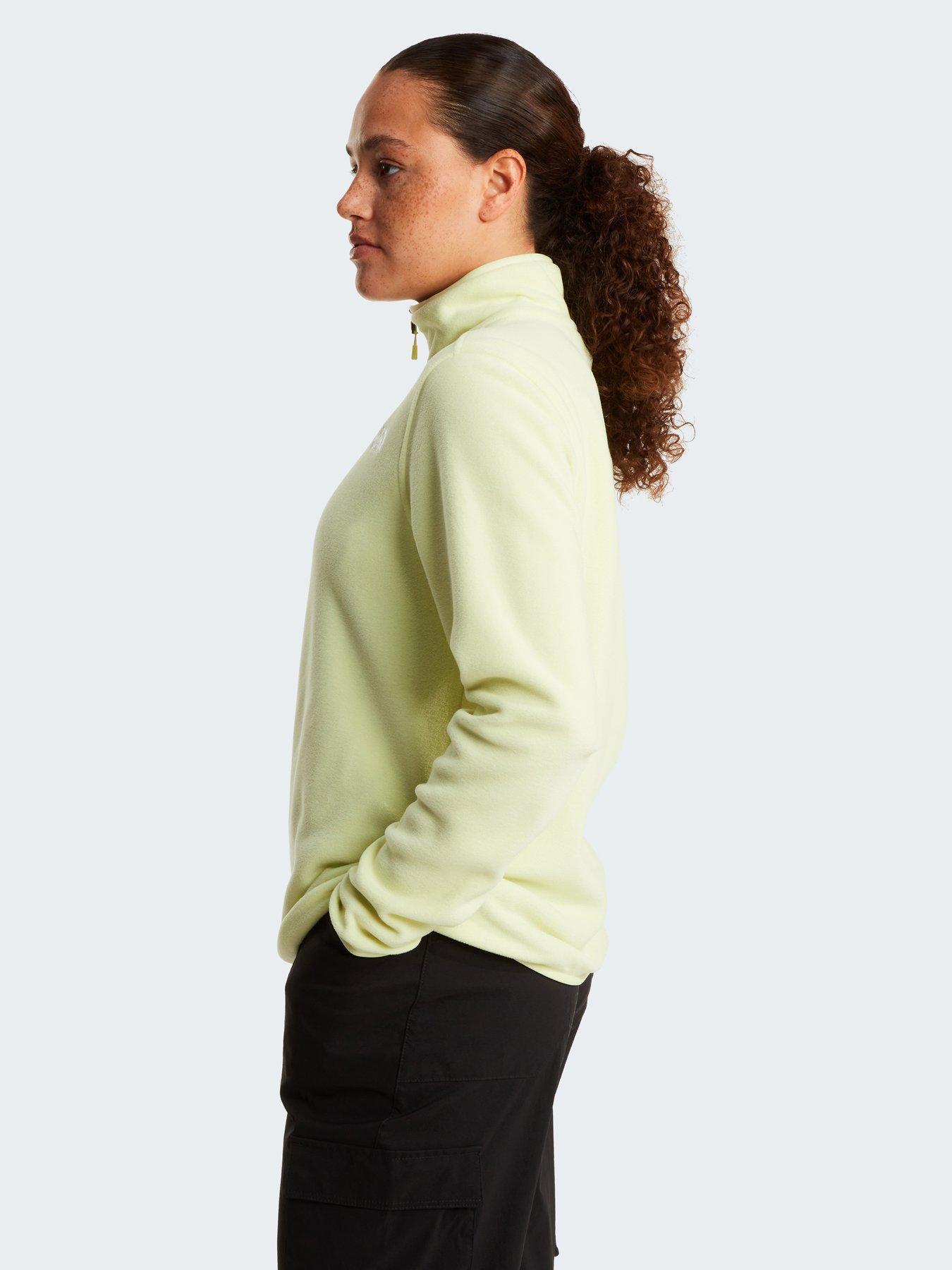 Image 4 of 4 of The North Face Womens Glacier 1/4 Zip Fleece - Yellow