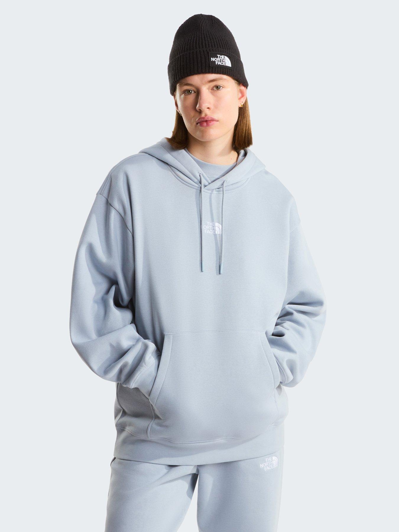 The North Face Womens Essential Oversized Hoodie - Granite Grey