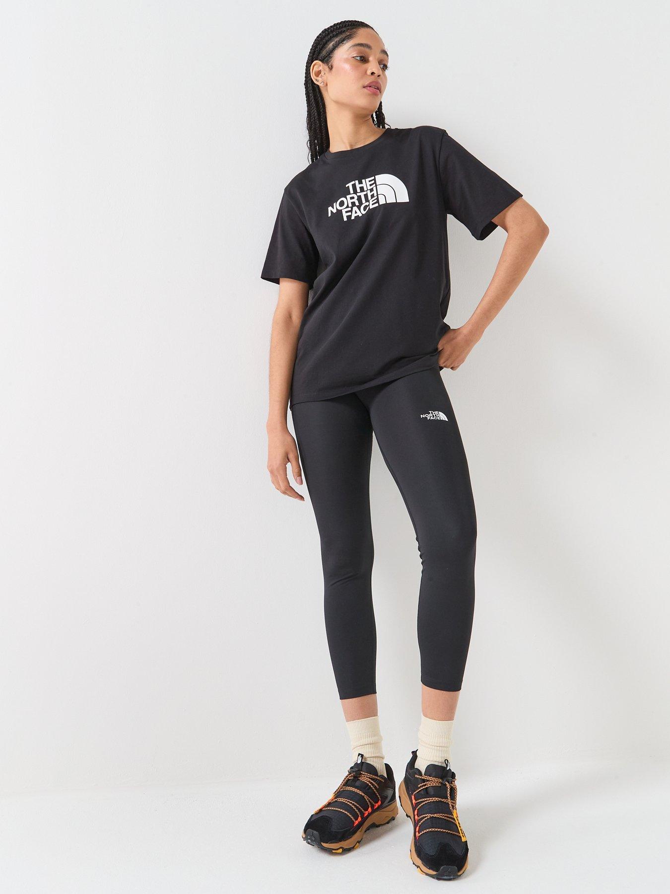 Image 3 of 6 of The North Face Womens Evolution Half Dome Relaxed T-Shirt - Black