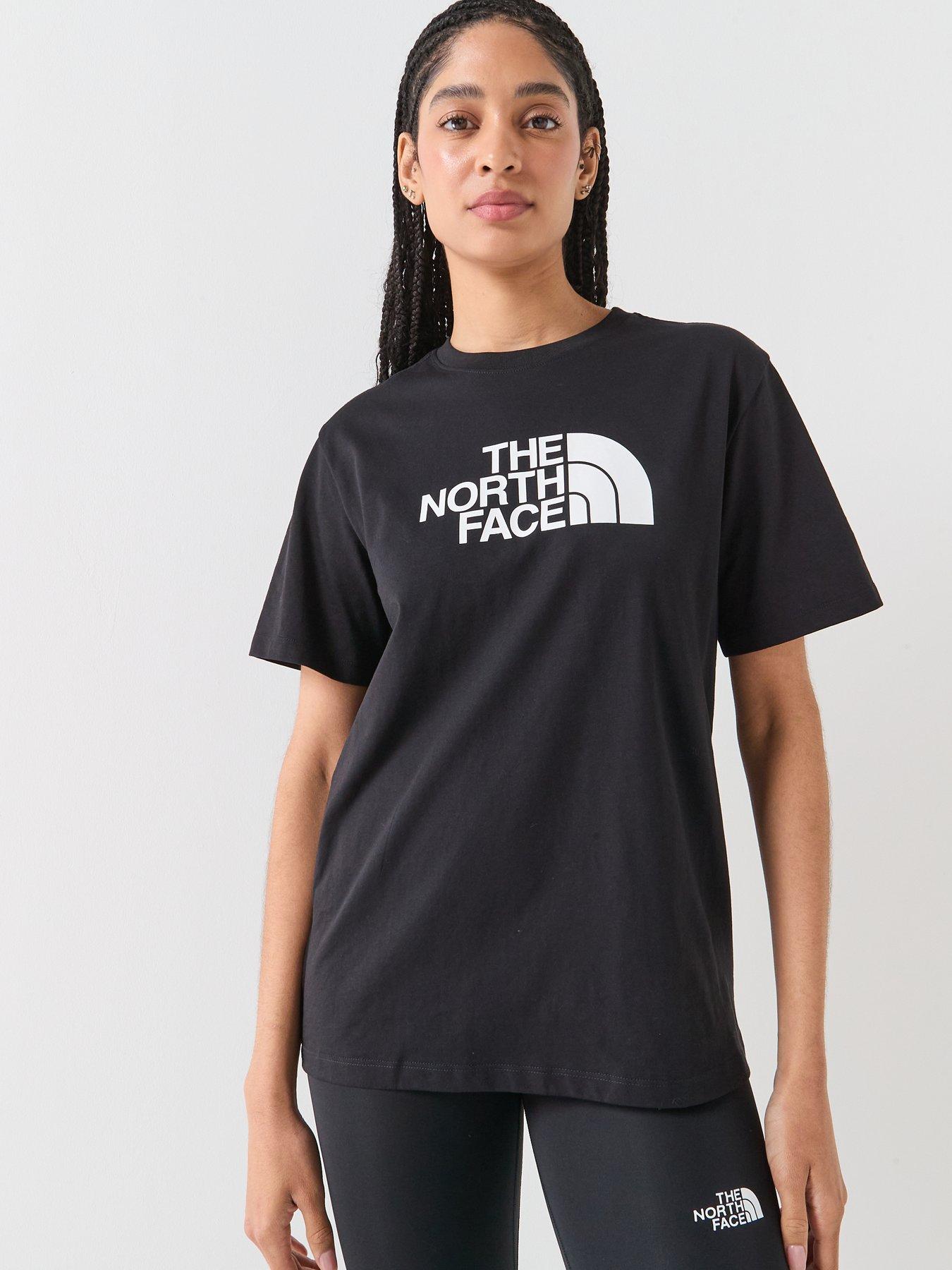 Image 5 of 6 of The North Face Womens Evolution Half Dome Relaxed T-Shirt - Black