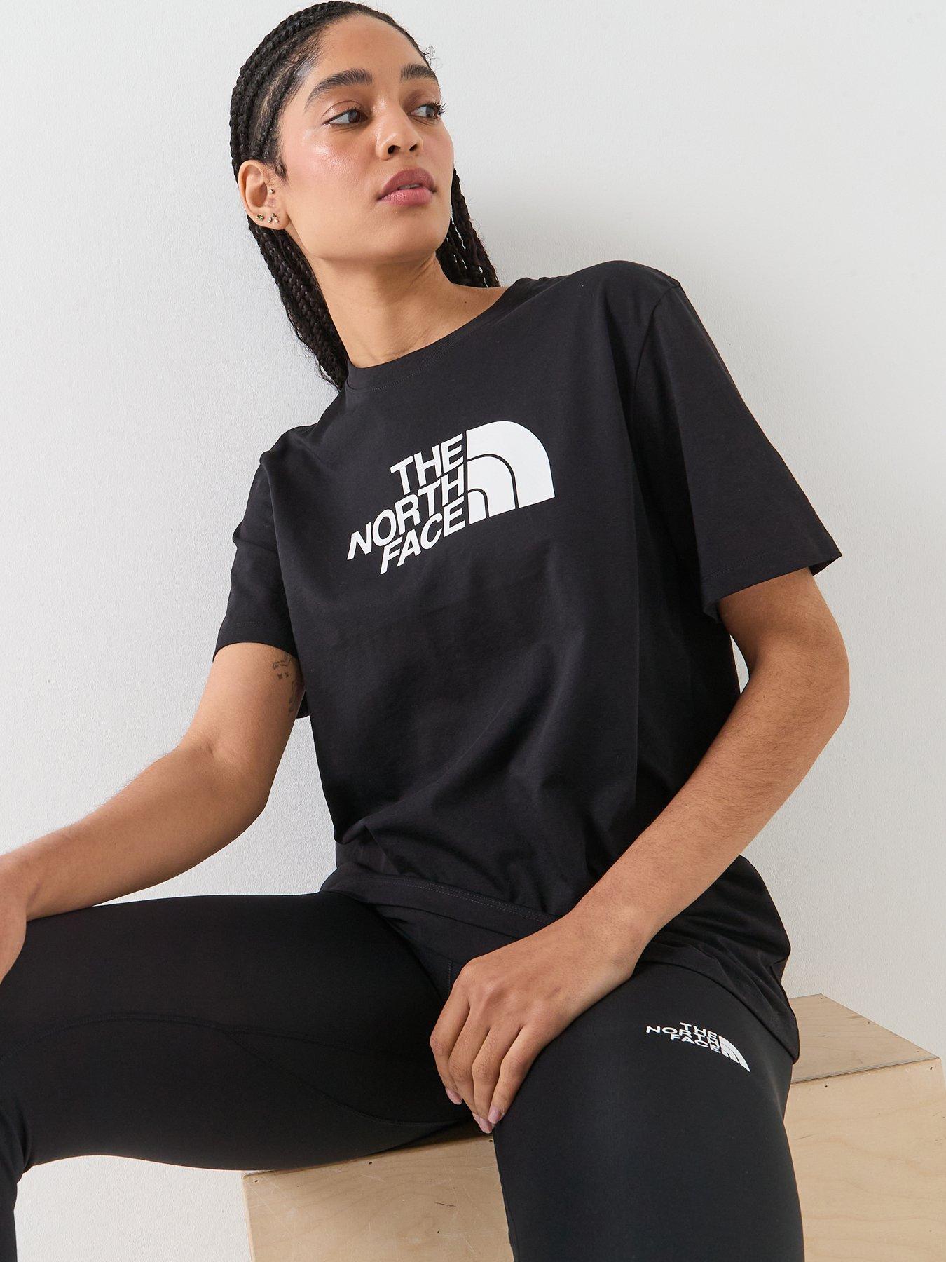 Image 6 of 6 of The North Face Womens Evolution Half Dome Relaxed T-Shirt - Black