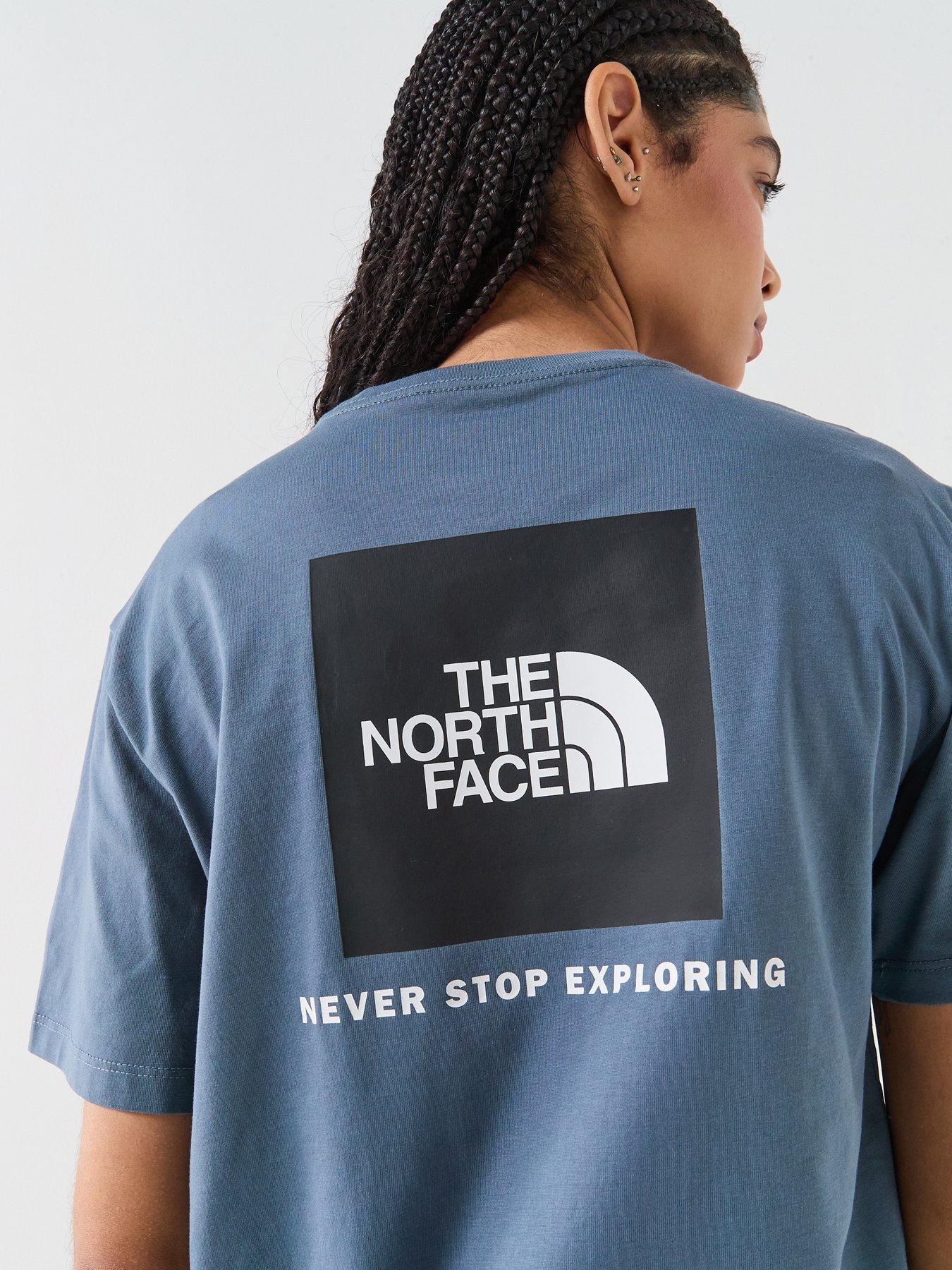 Image 2 of 6 of The North Face Womens Evolution Half Dome Relaxed T-Shirt - Grey
