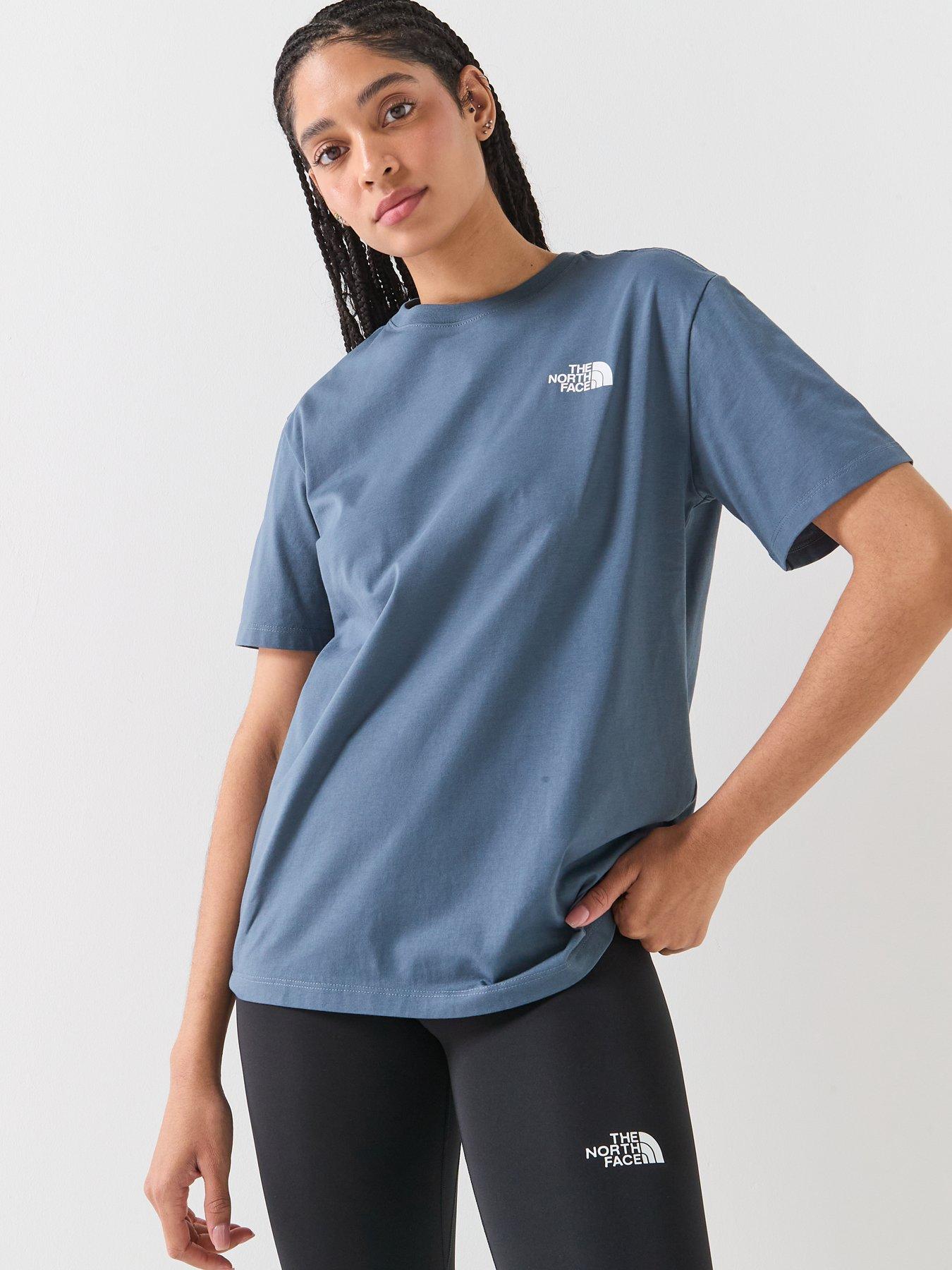 Image 5 of 6 of The North Face Womens Evolution Half Dome Relaxed T-Shirt - Grey