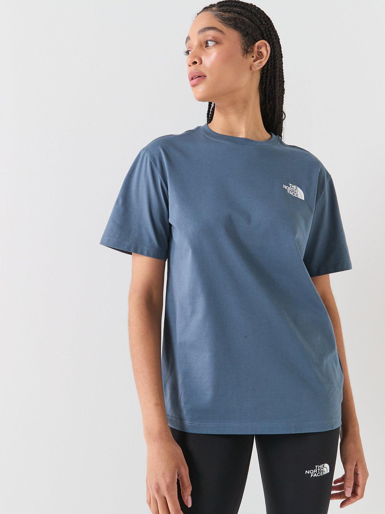 Image 6 of 6 of The North Face Womens Evolution Half Dome Relaxed T-Shirt - Grey