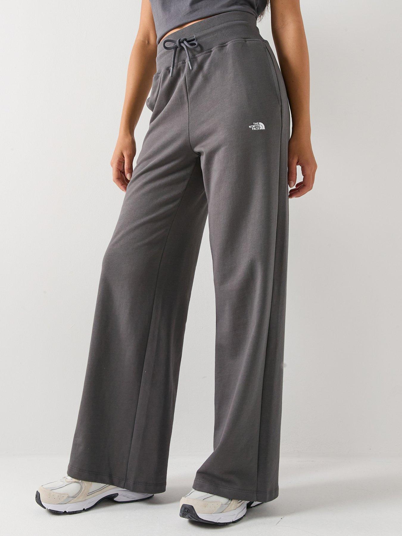 Image 1 of 5 of The North Face Womens Essential Light Wide Leg Joggers - Grey