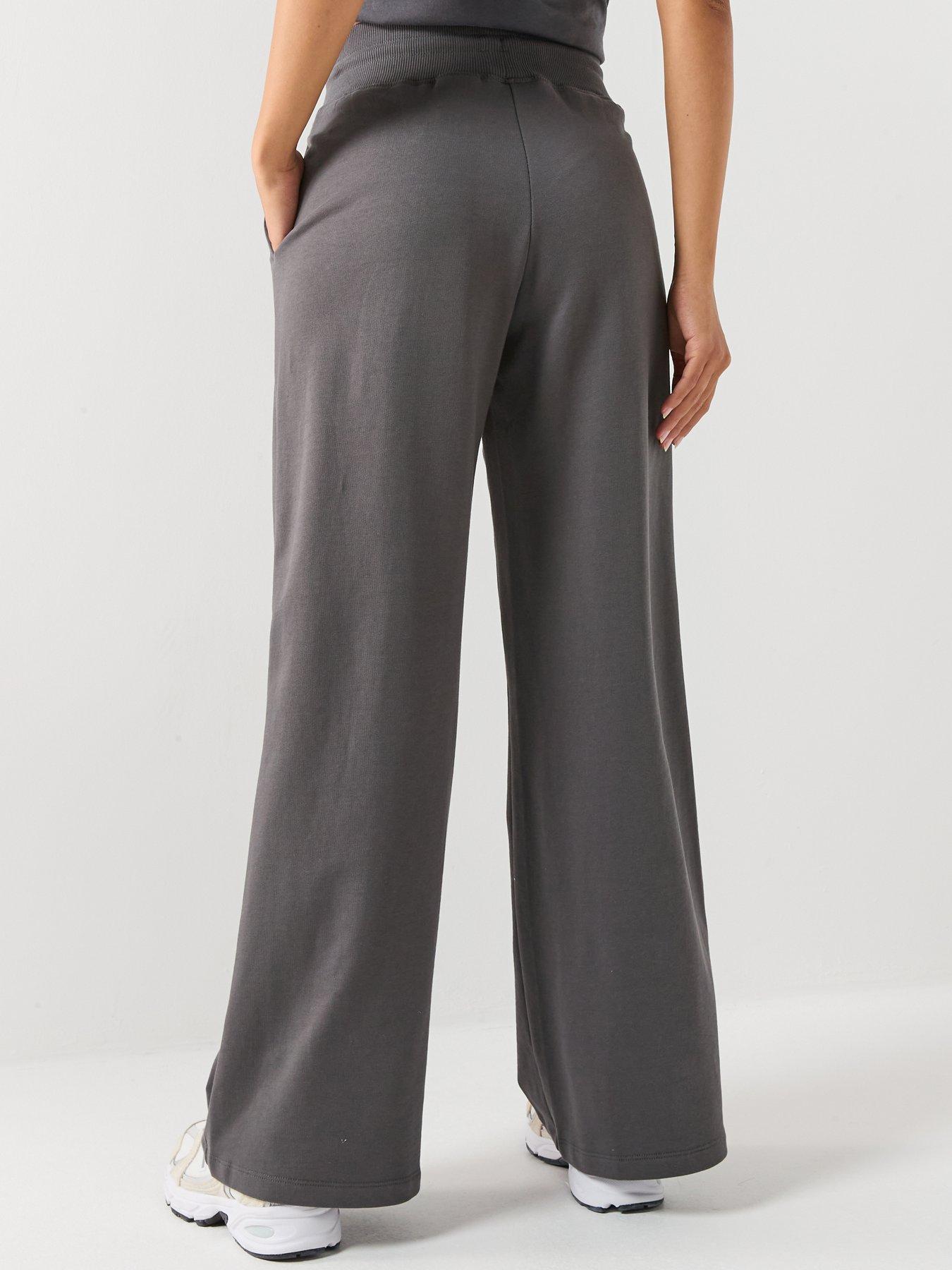 Image 2 of 5 of The North Face Womens Essential Light Wide Leg Joggers - Grey